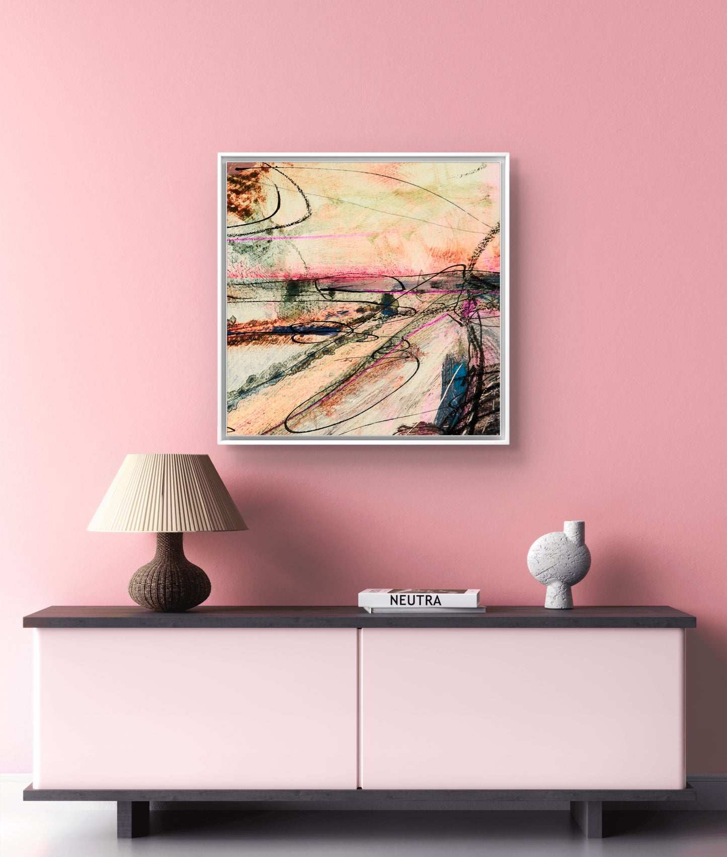 Framed Canvas Print: "Homeward"