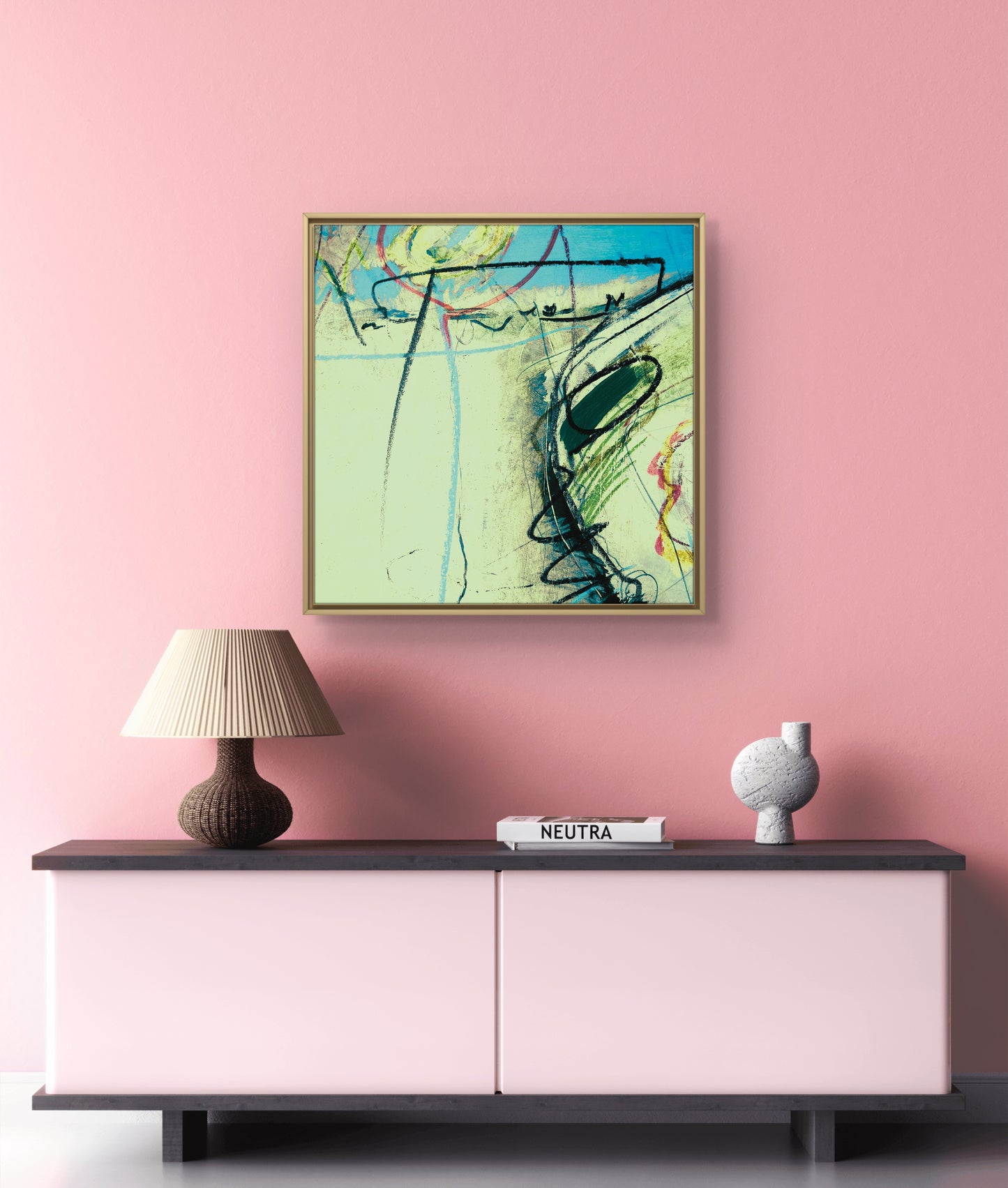 Framed Canvas Print: "Benacre"