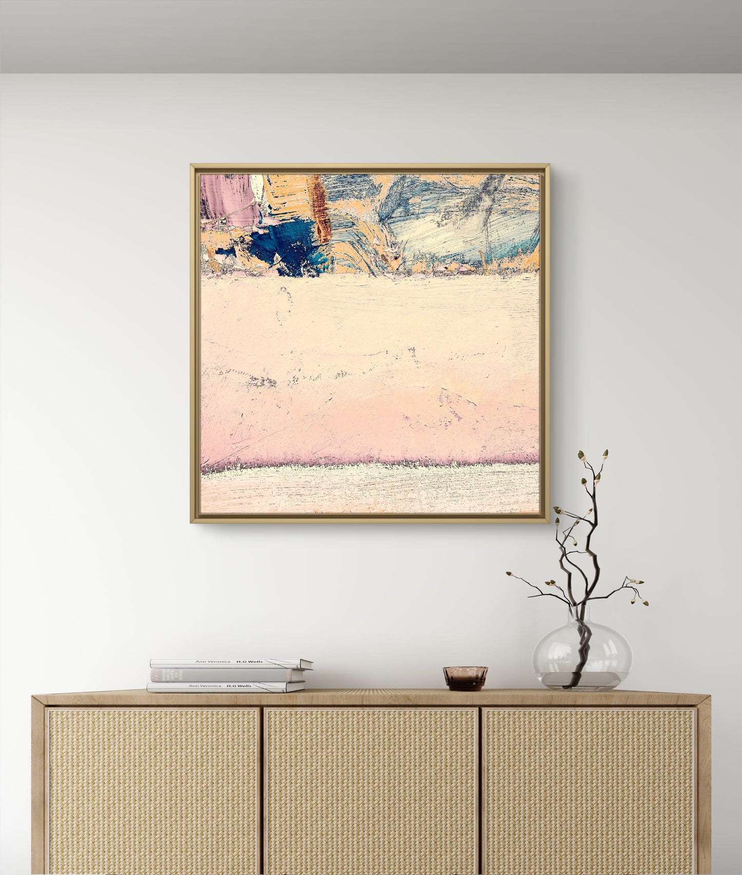 Framed Canvas Print: "Compton"