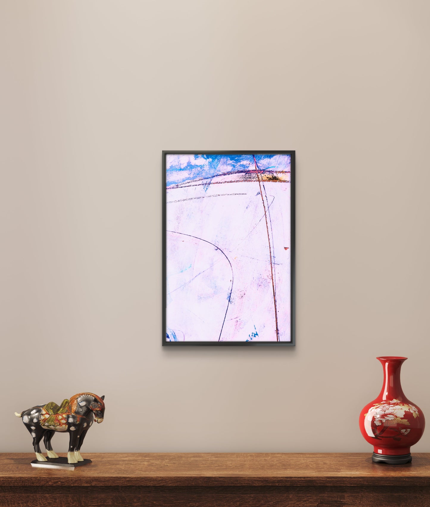 Framed Canvas Print: "Sandlings"