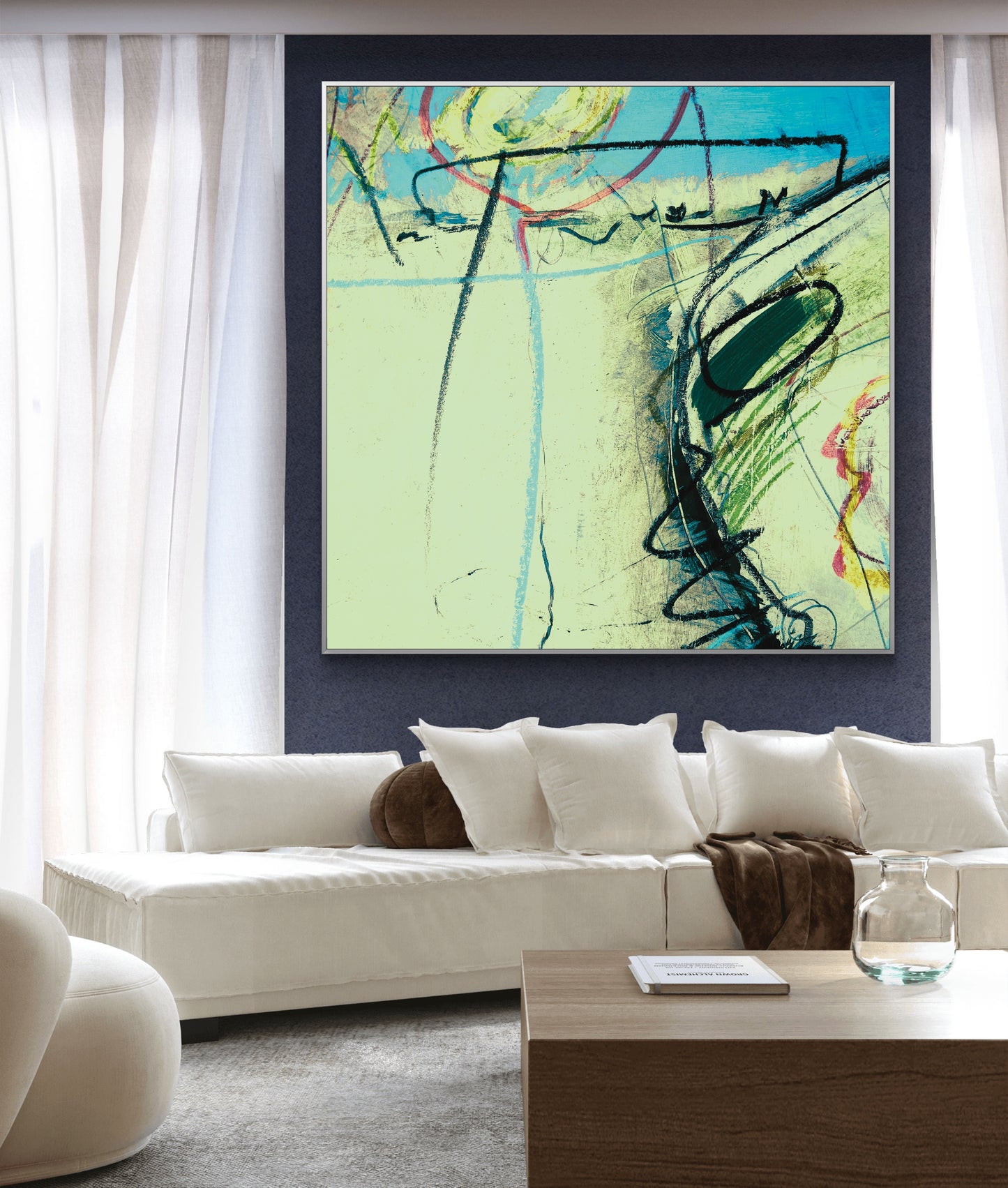 Framed Canvas Print: "Benacre"