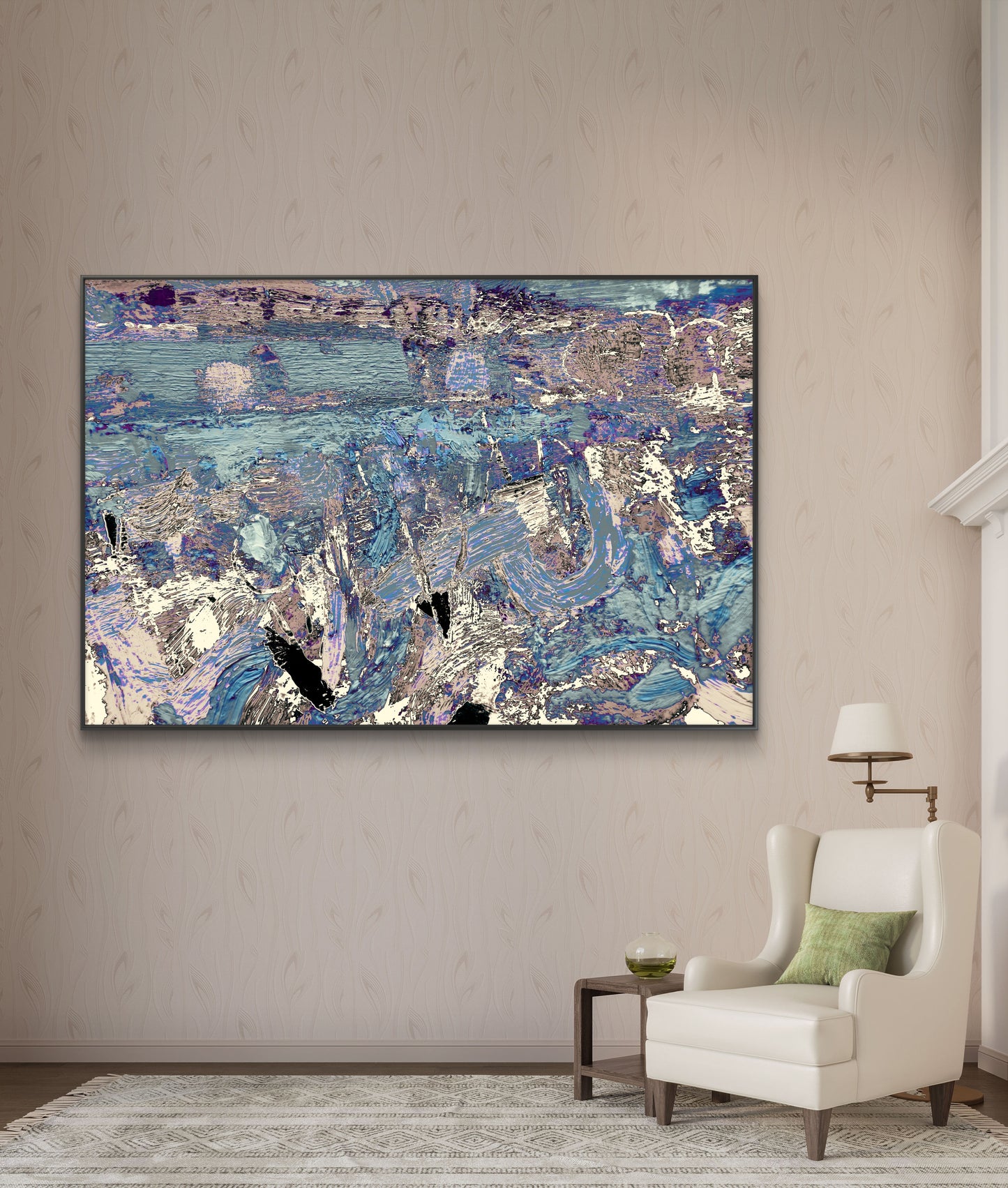Framed Canvas Print: "Blackmore"