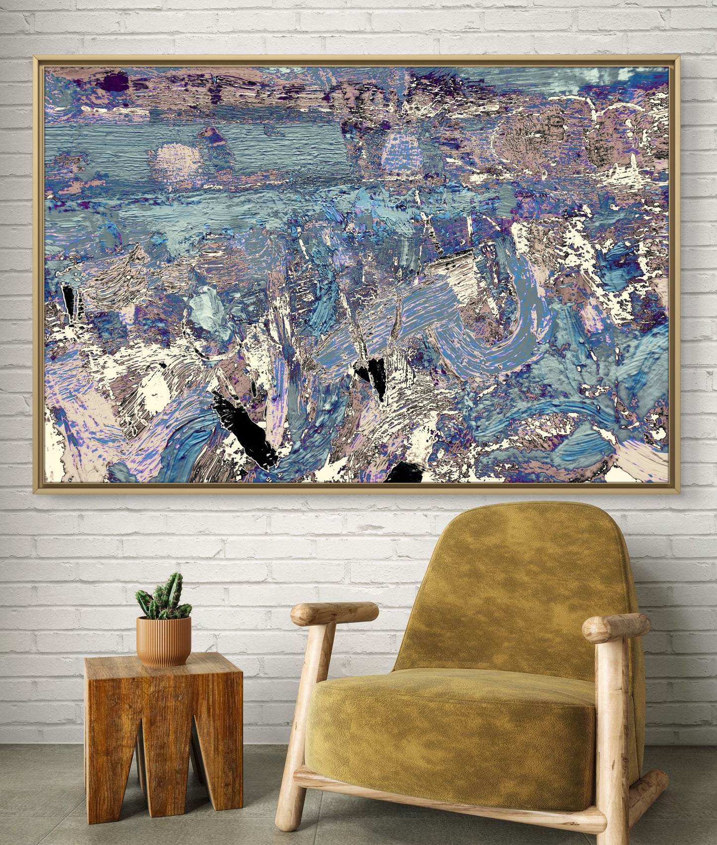Framed Canvas Print: "Blackmore"
