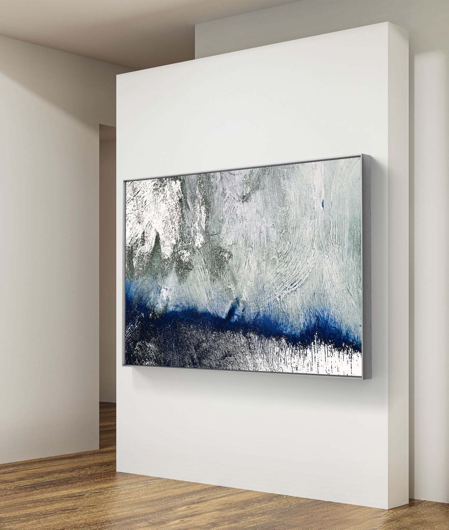 Framed Canvas Print: "Cloudburst"
