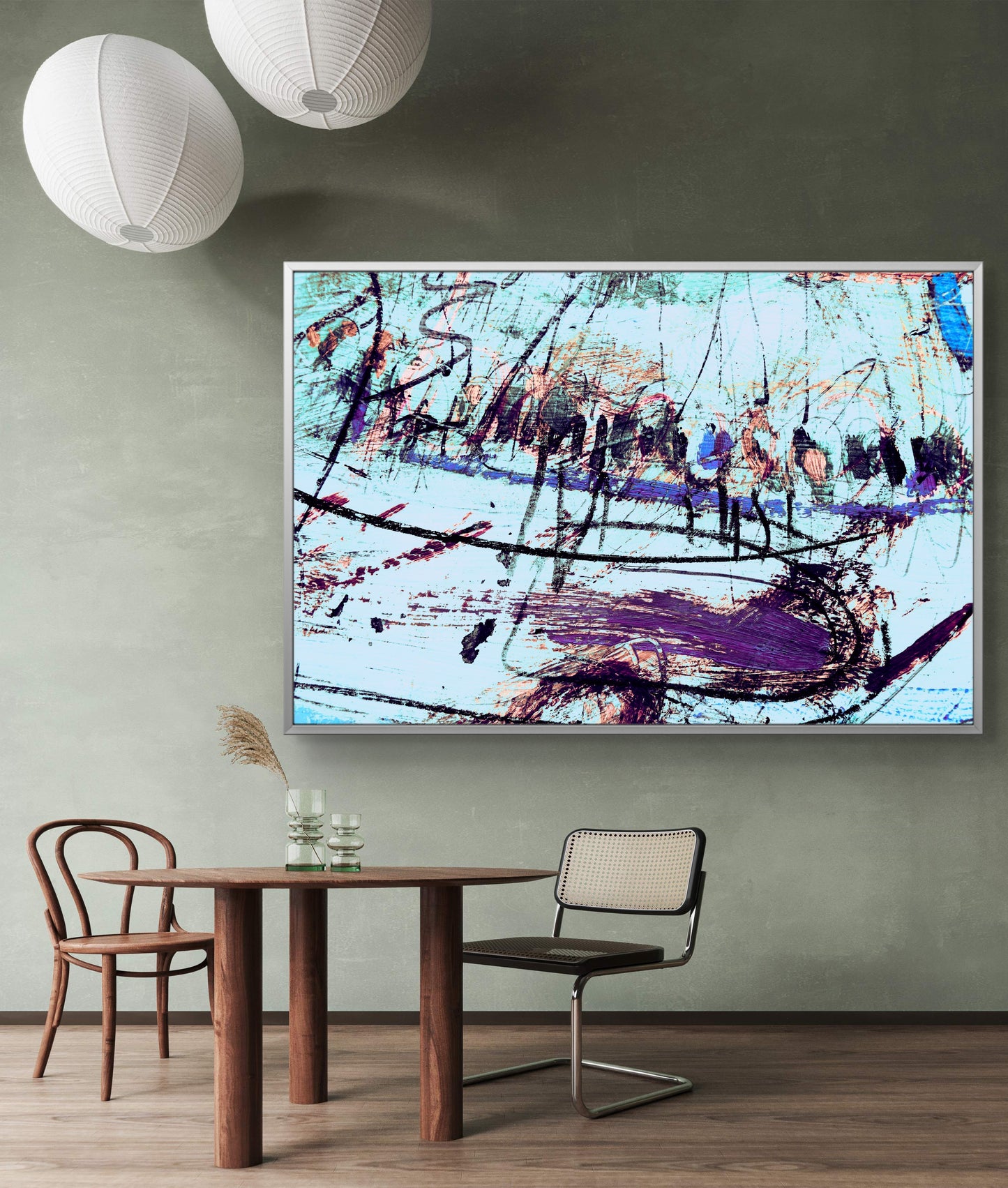 Framed Canvas Print: "Coombe"