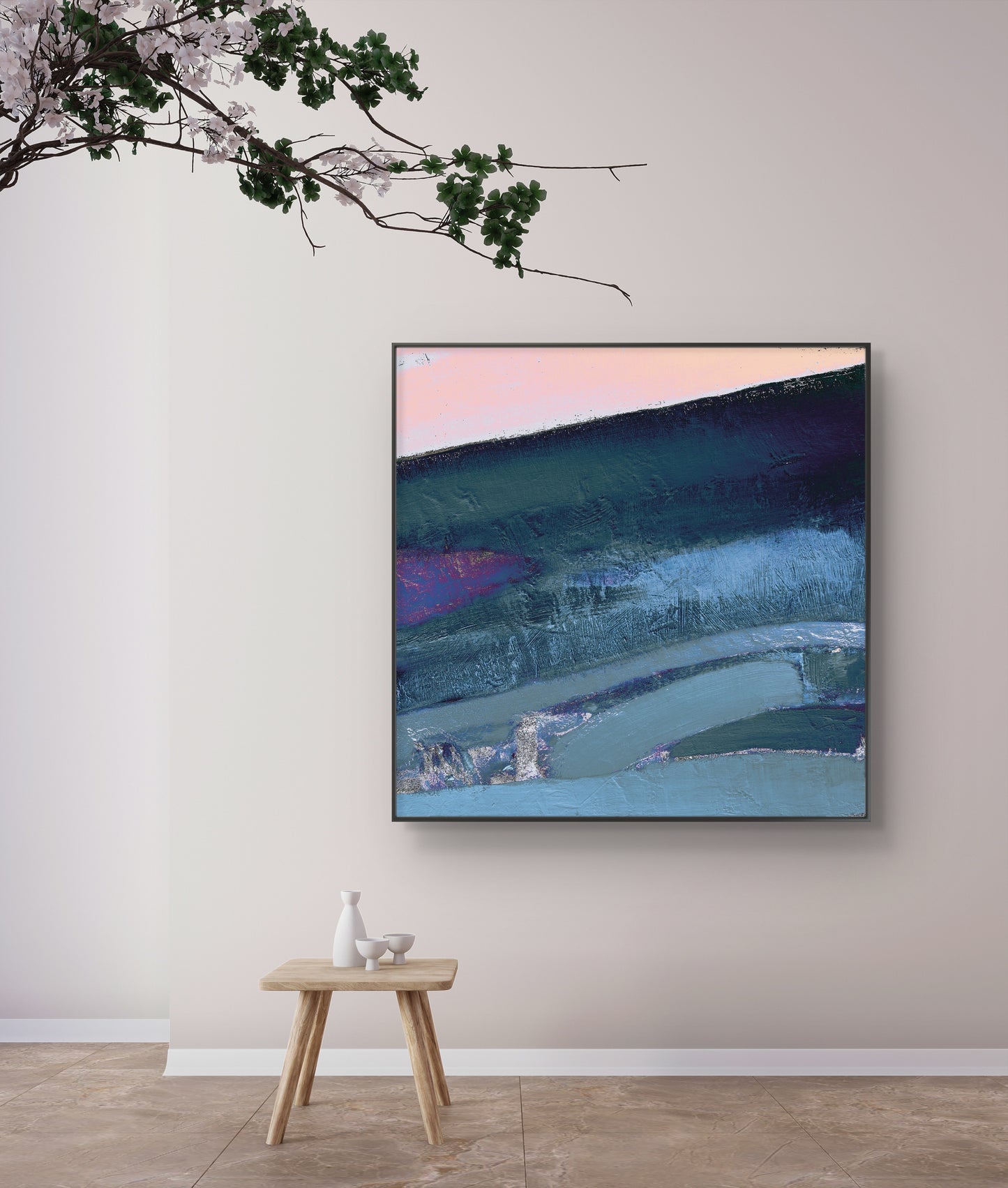 Framed Canvas Print: "Dalwhinnie"