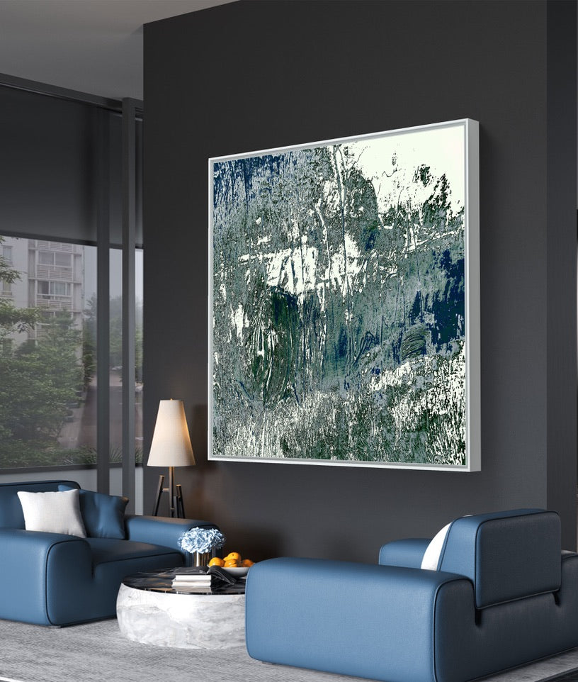 Framed Canvas Print: "Heavy Metal"