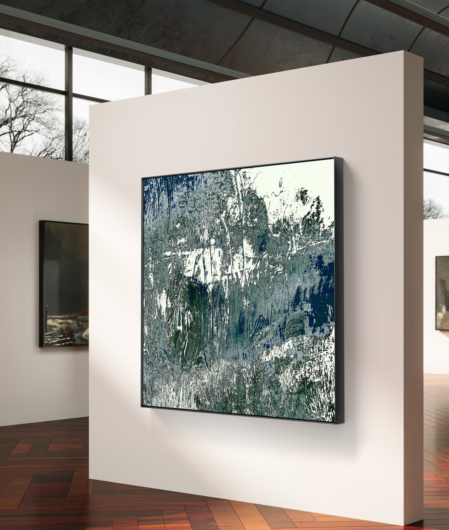 Framed Canvas Print: "Heavy Metal"