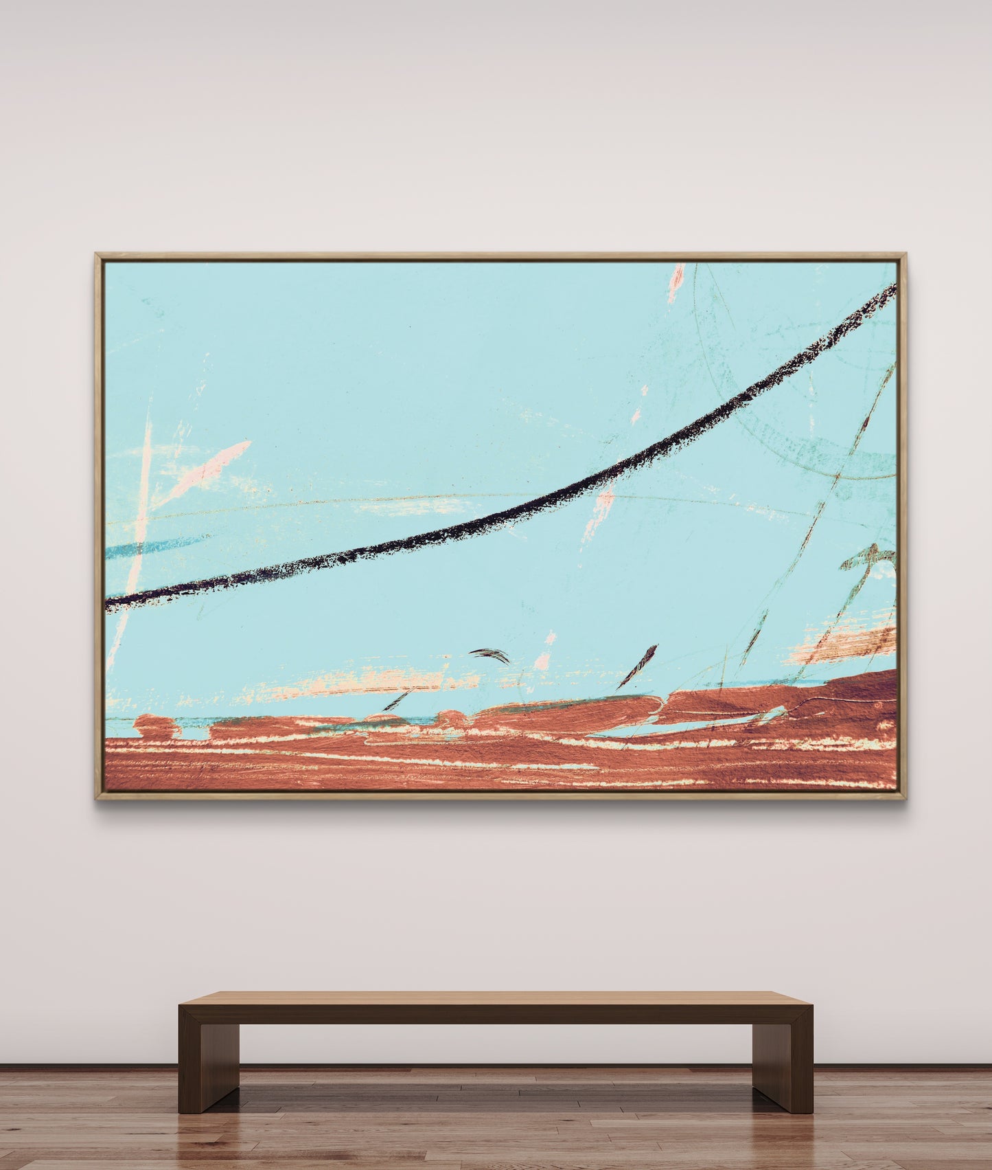 Framed Canvas Print: "High Wire"