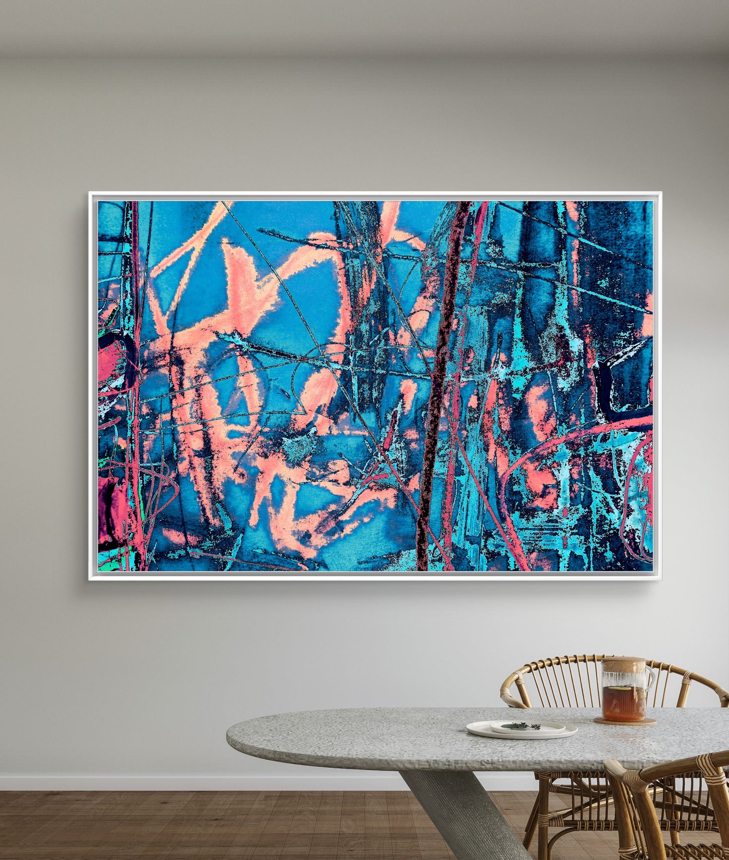 Framed Canvas Print: "Labyrinth"