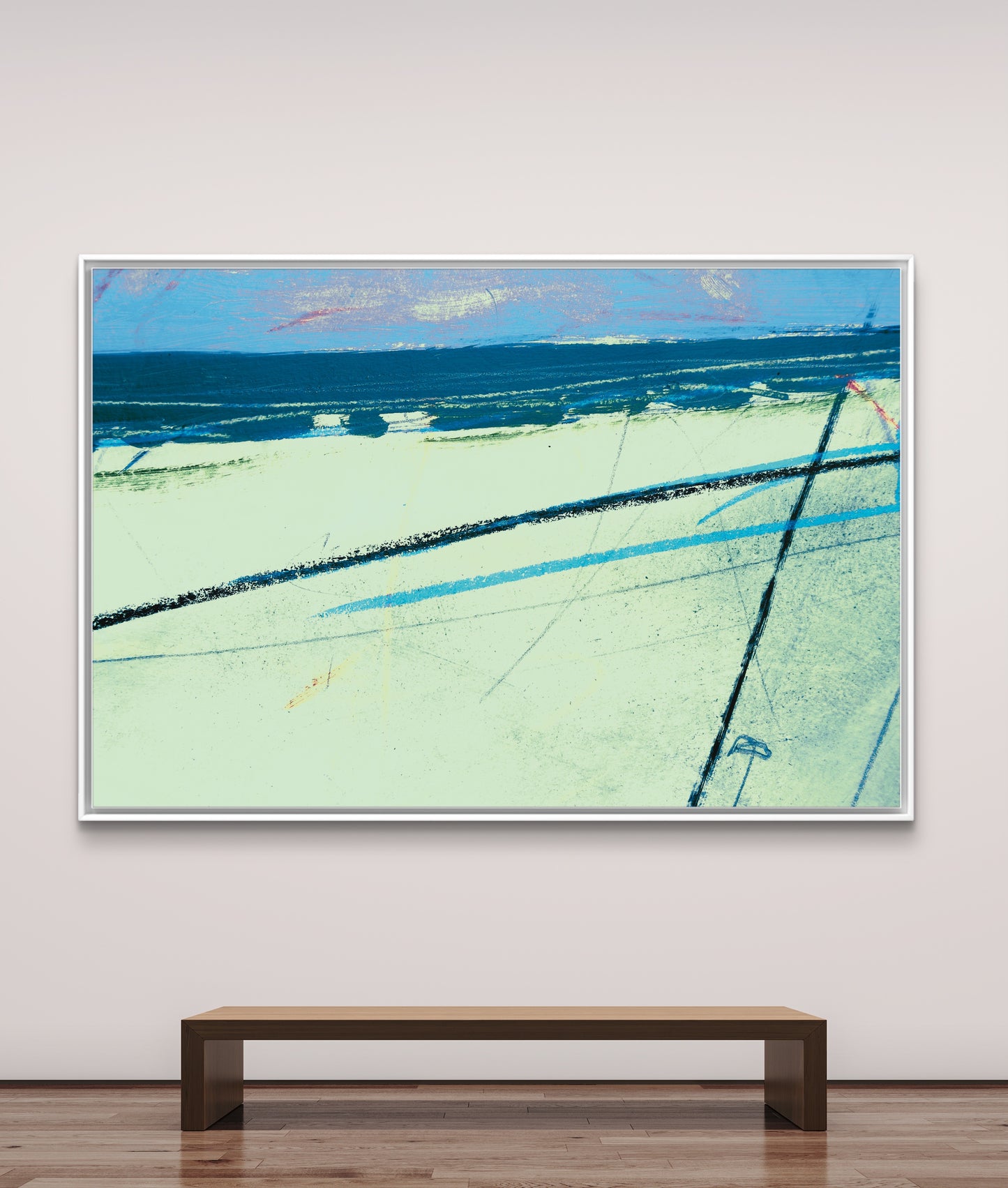 Framed Canvas Print: "Look Out"
