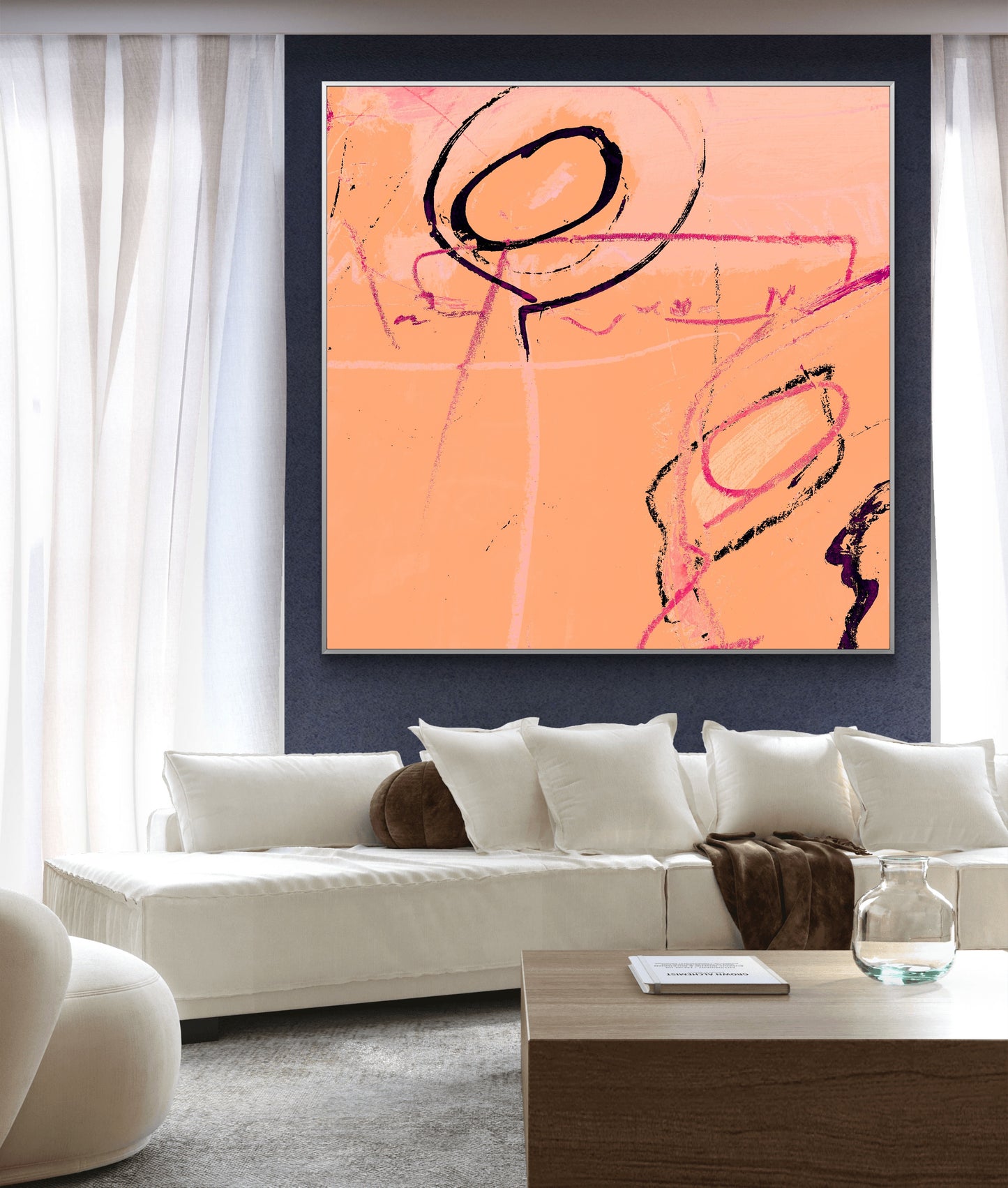 Framed Canvas Print: "Morning Haze"