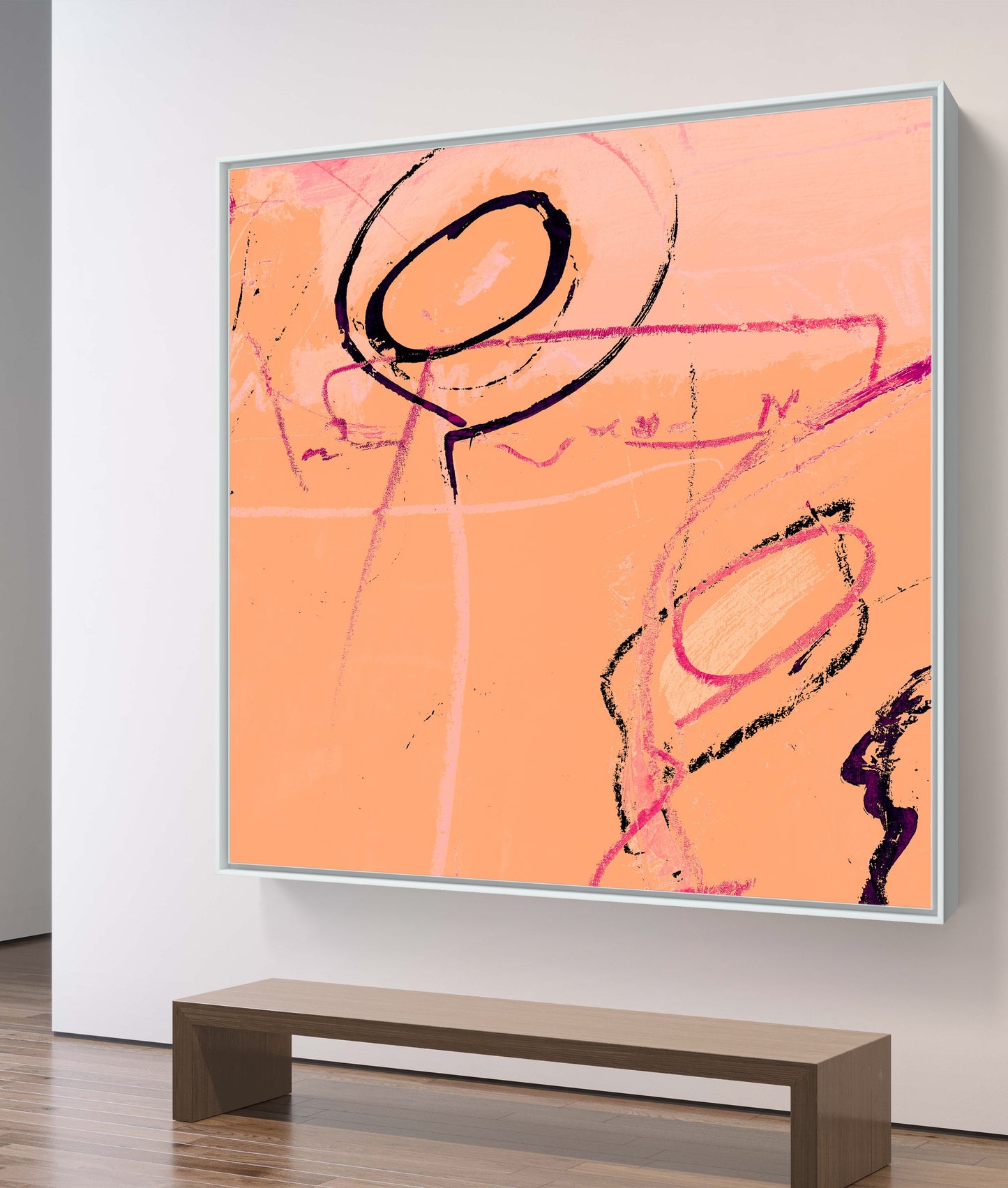 Framed Canvas Print: "Morning Haze"