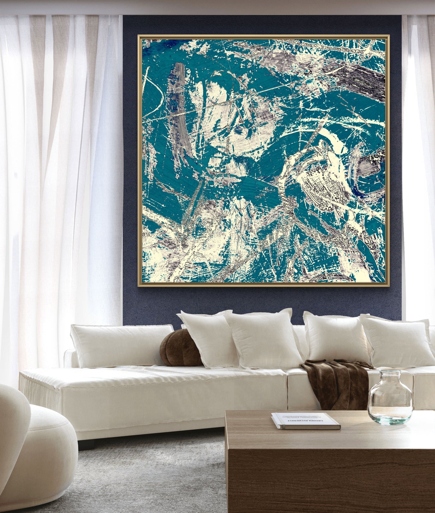Framed Canvas Print: "Regal"