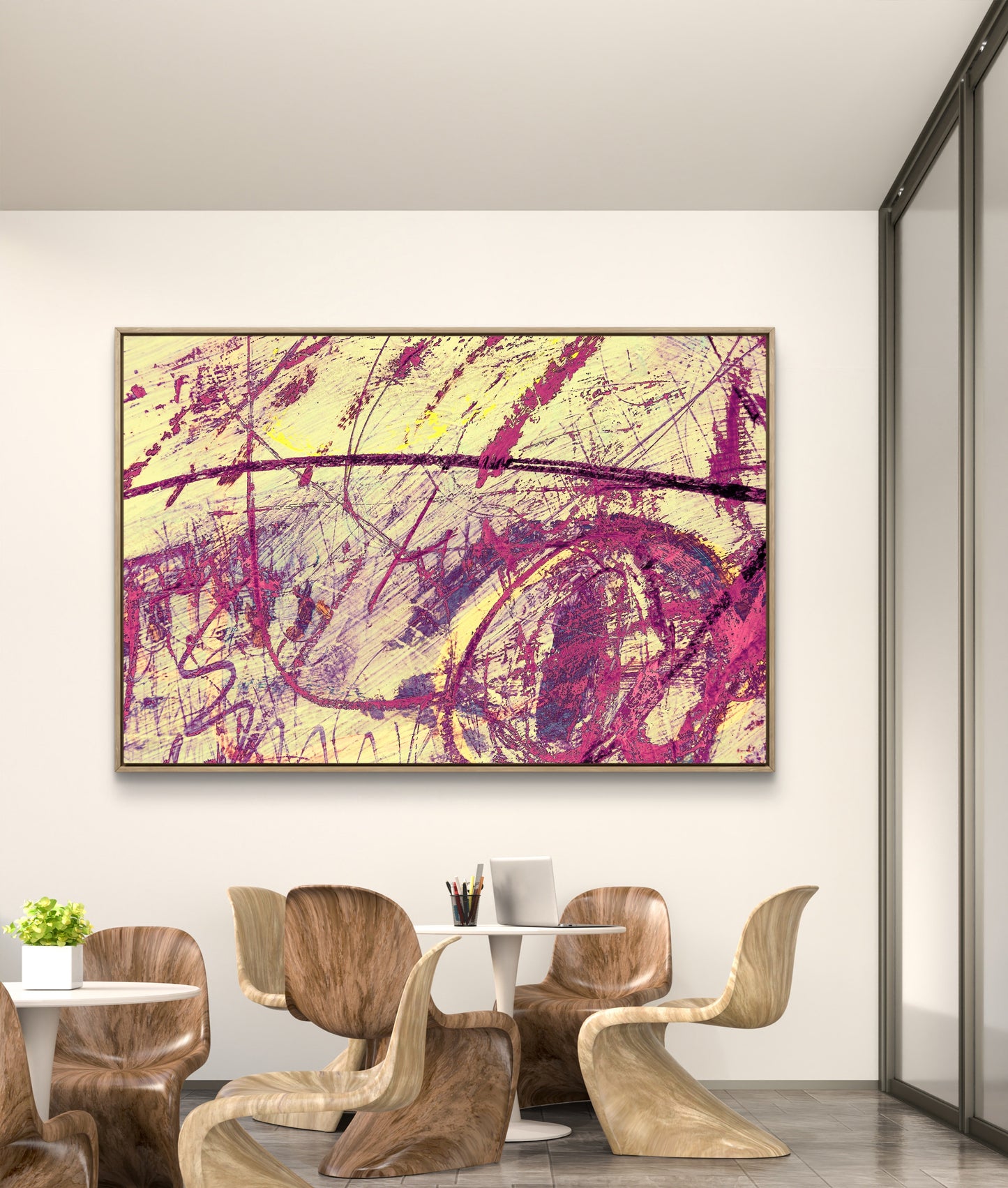 Framed Canvas Print: "Sunrise"