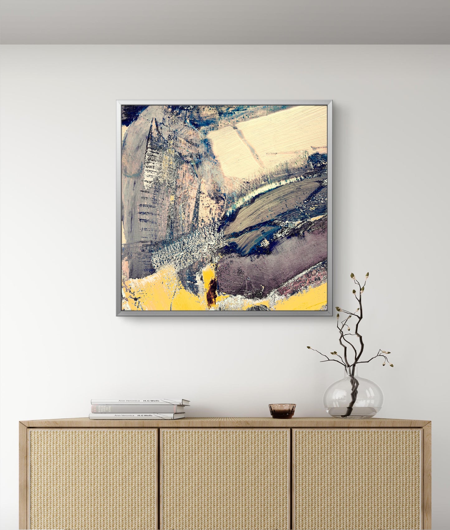 Framed Canvas Print: "Harbourside"