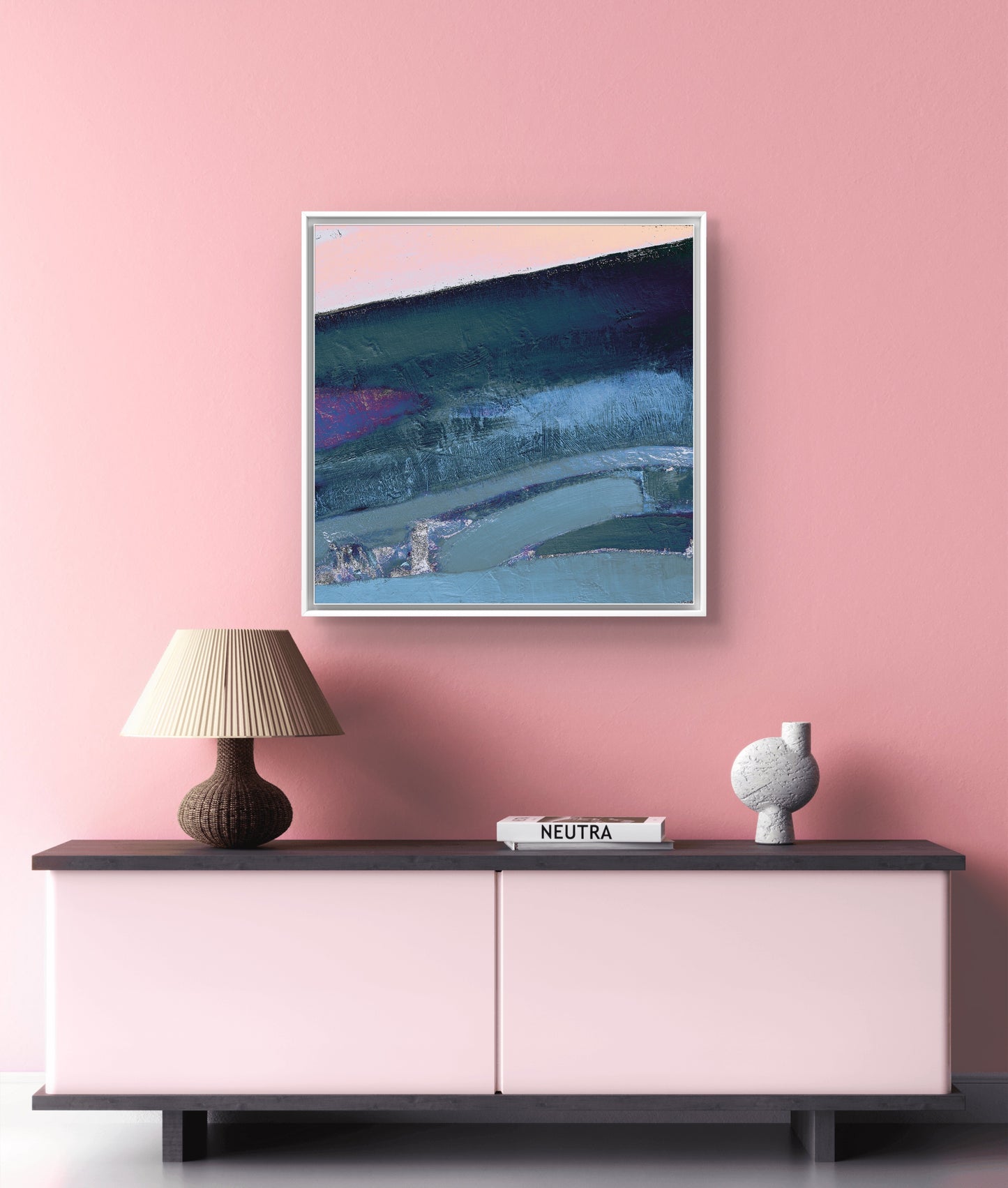 Framed Canvas Print: "Dalwhinnie"