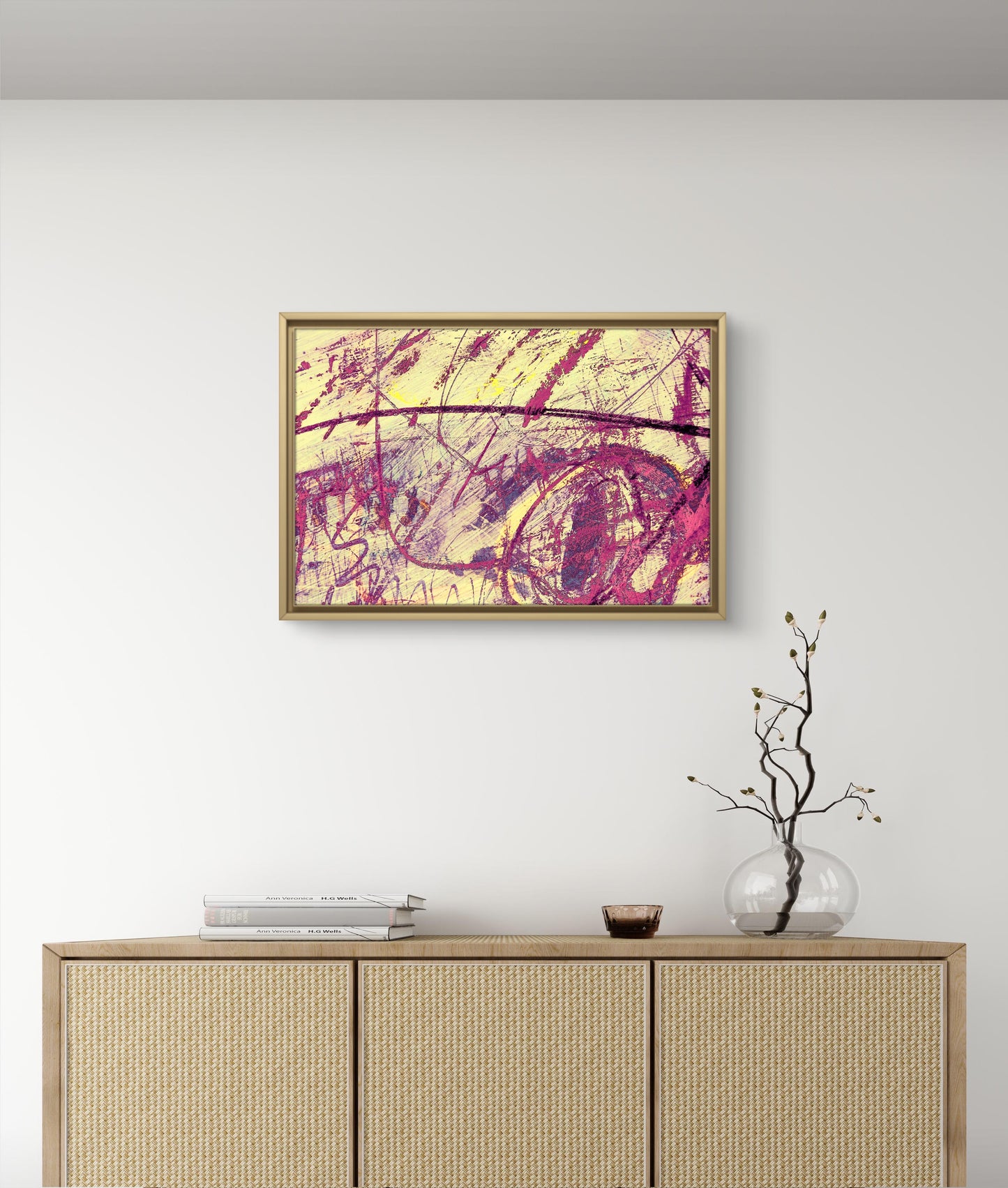 Framed Canvas Print: "Sunrise"