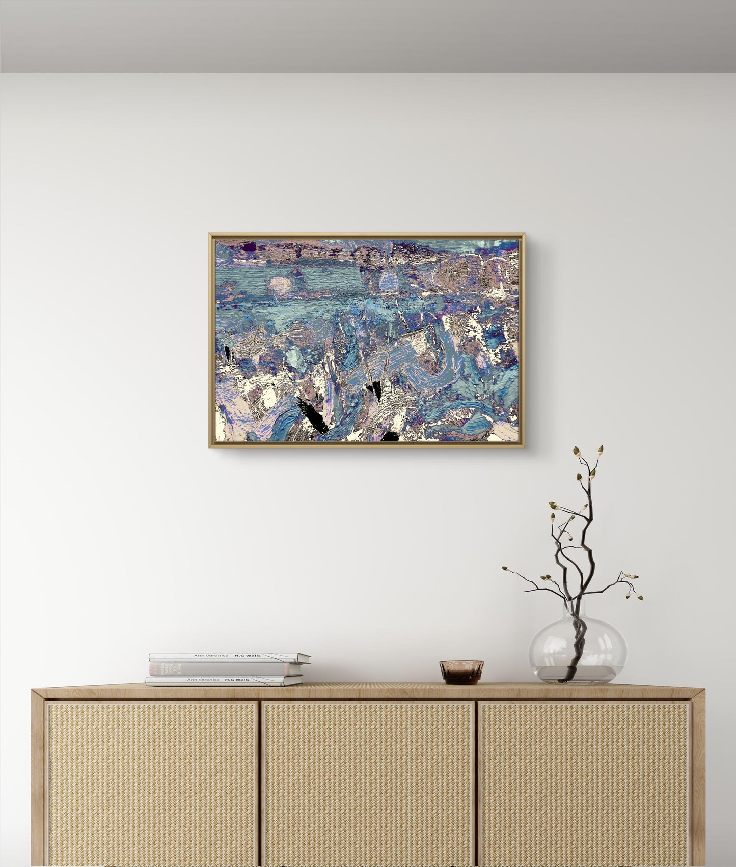 Framed Canvas Print: "Blackmore"