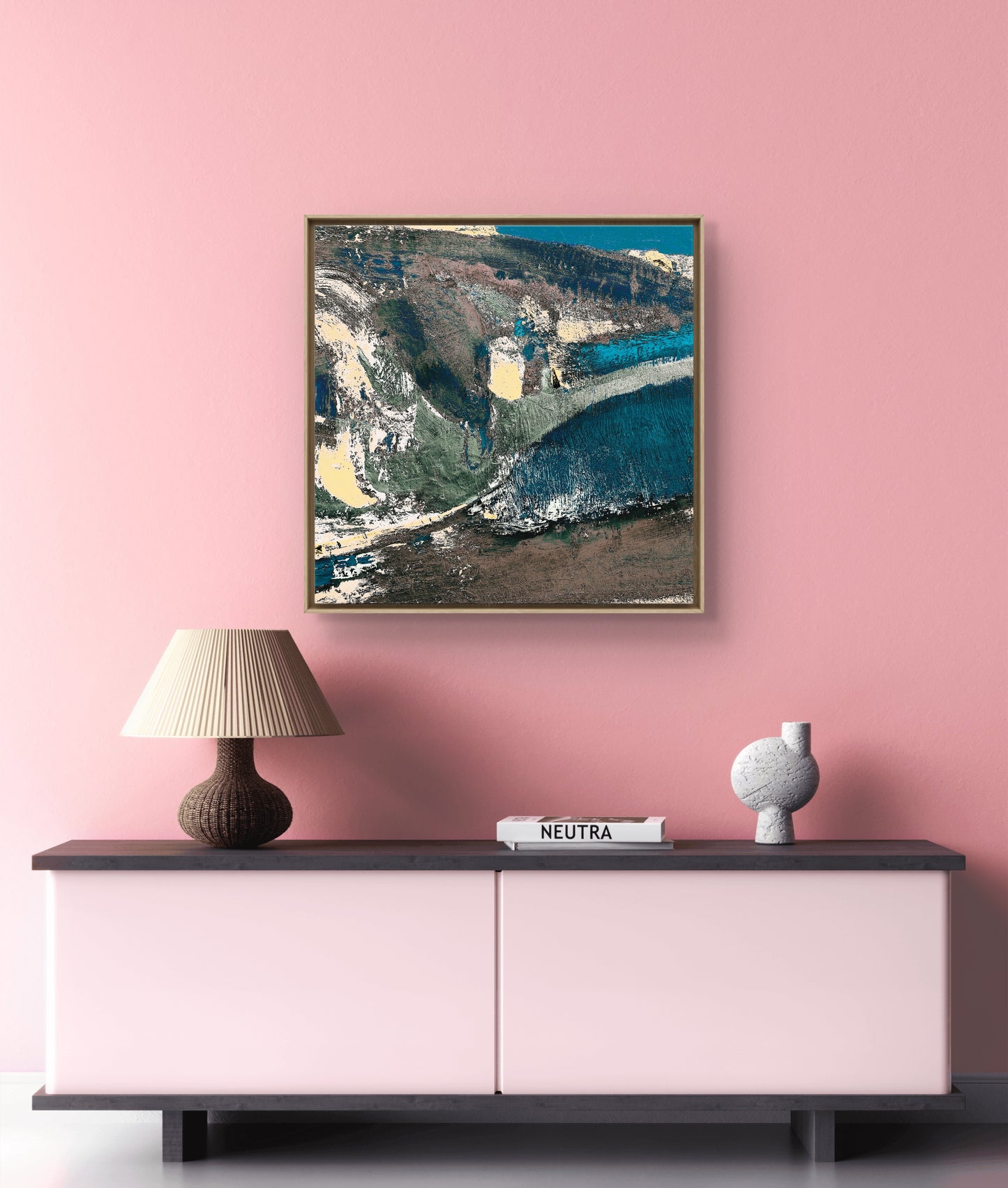 Framed Canvas Print: "Bay"