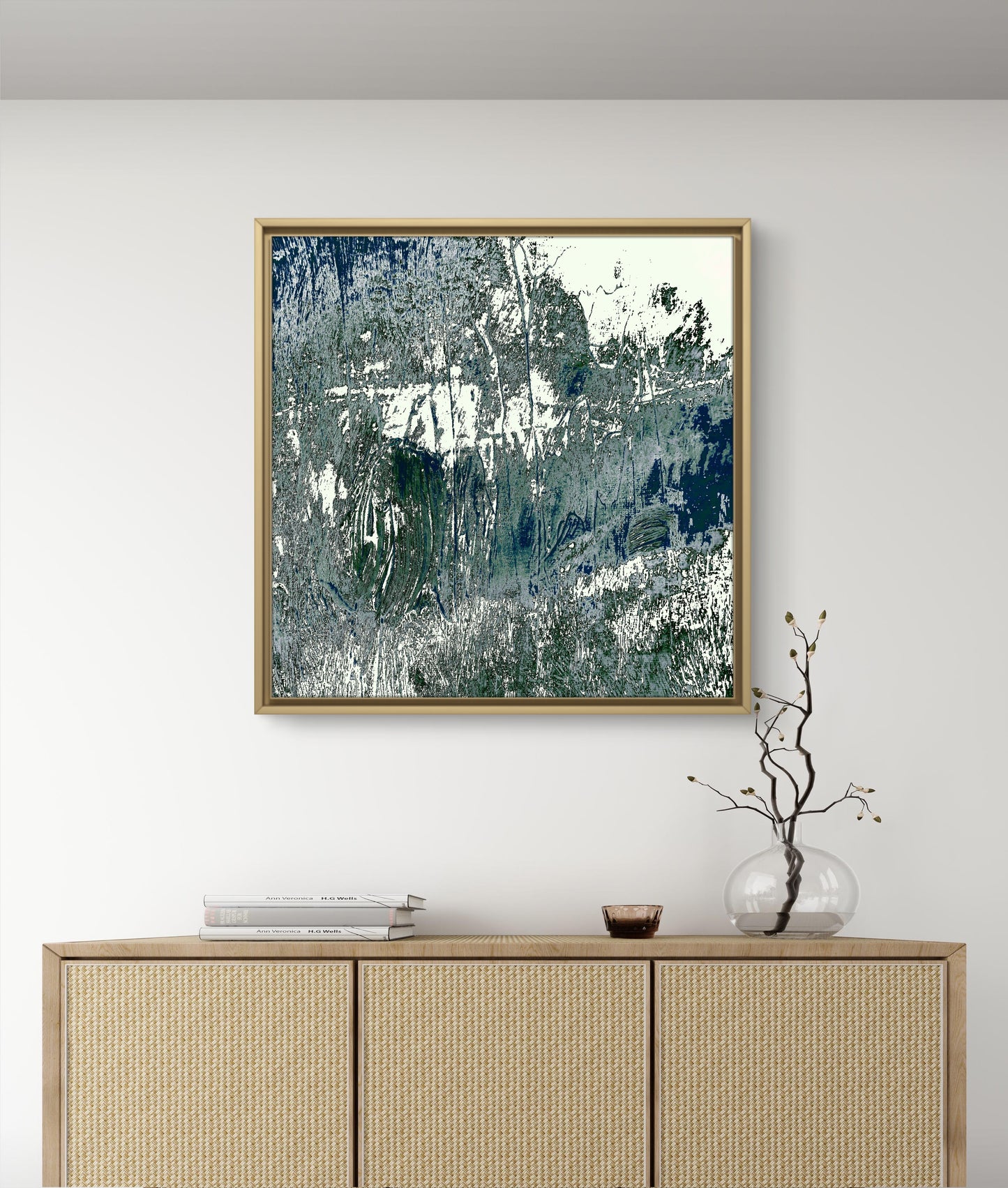 Framed Canvas Print: "Heavy Metal"