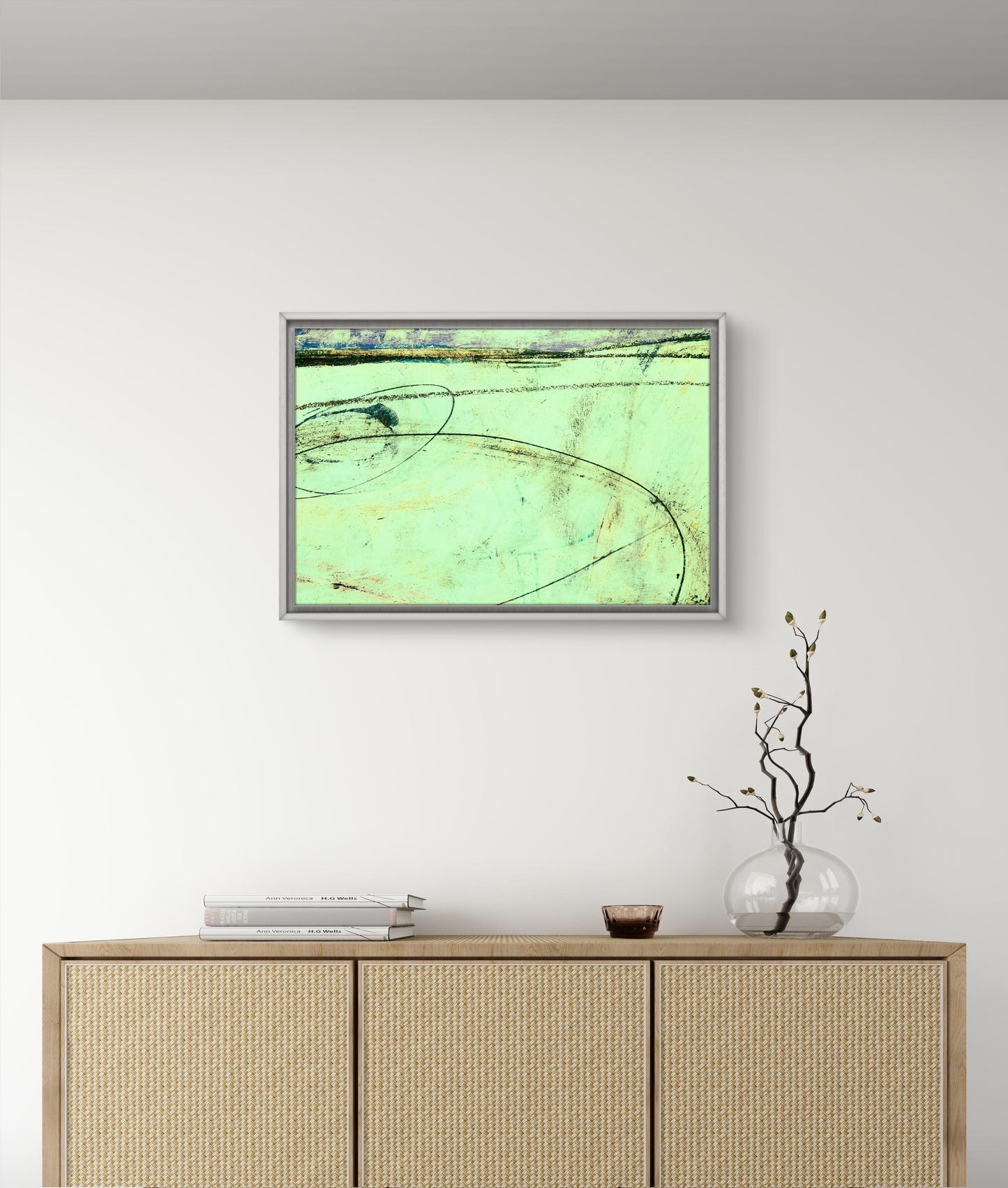 Framed Canvas Print: "Opening Out"