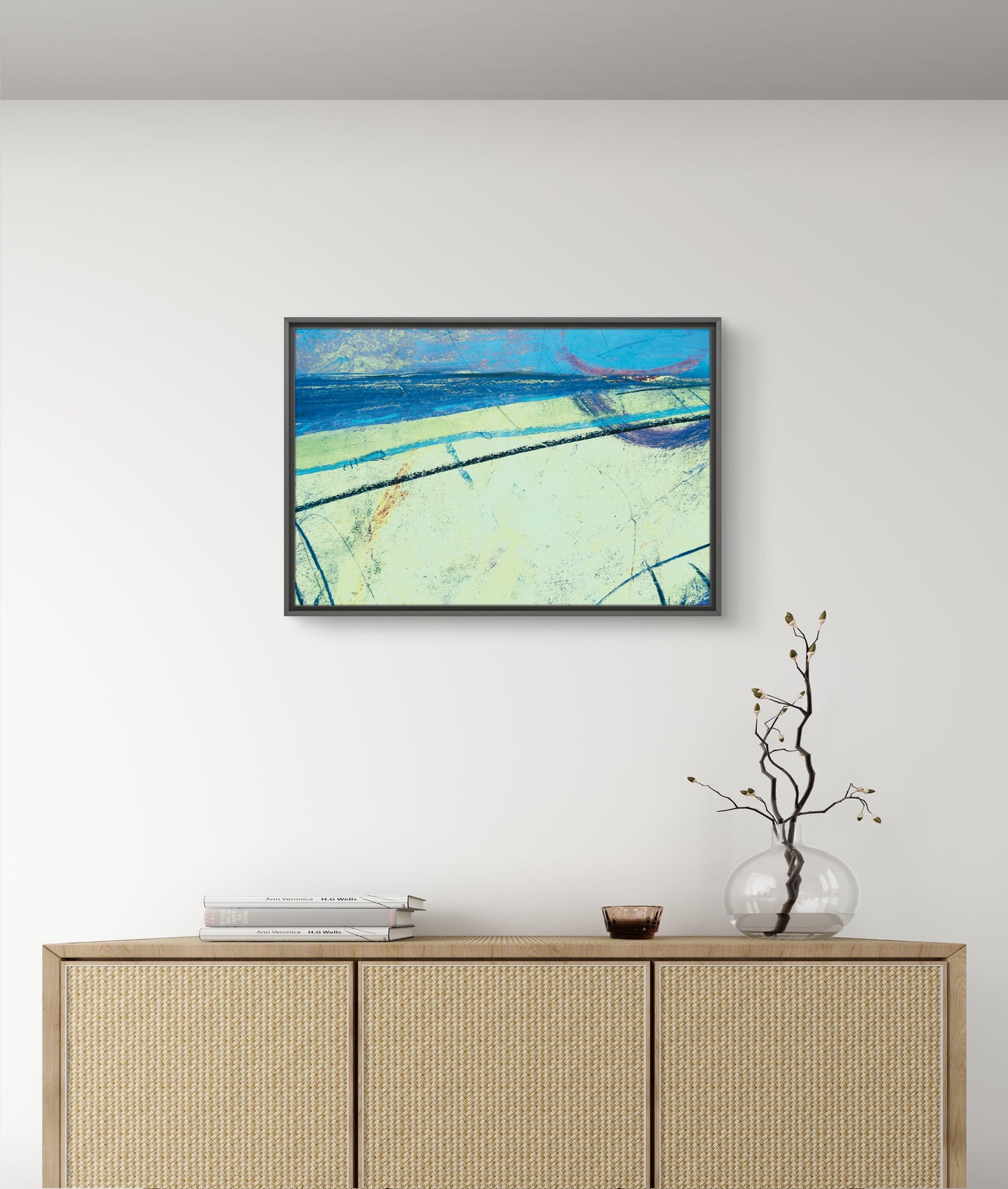 Framed Canvas Print: "Covehithe"
