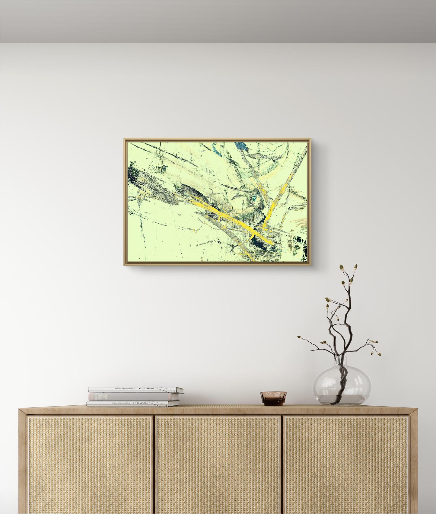 Framed Canvas Print: "Branching Out"