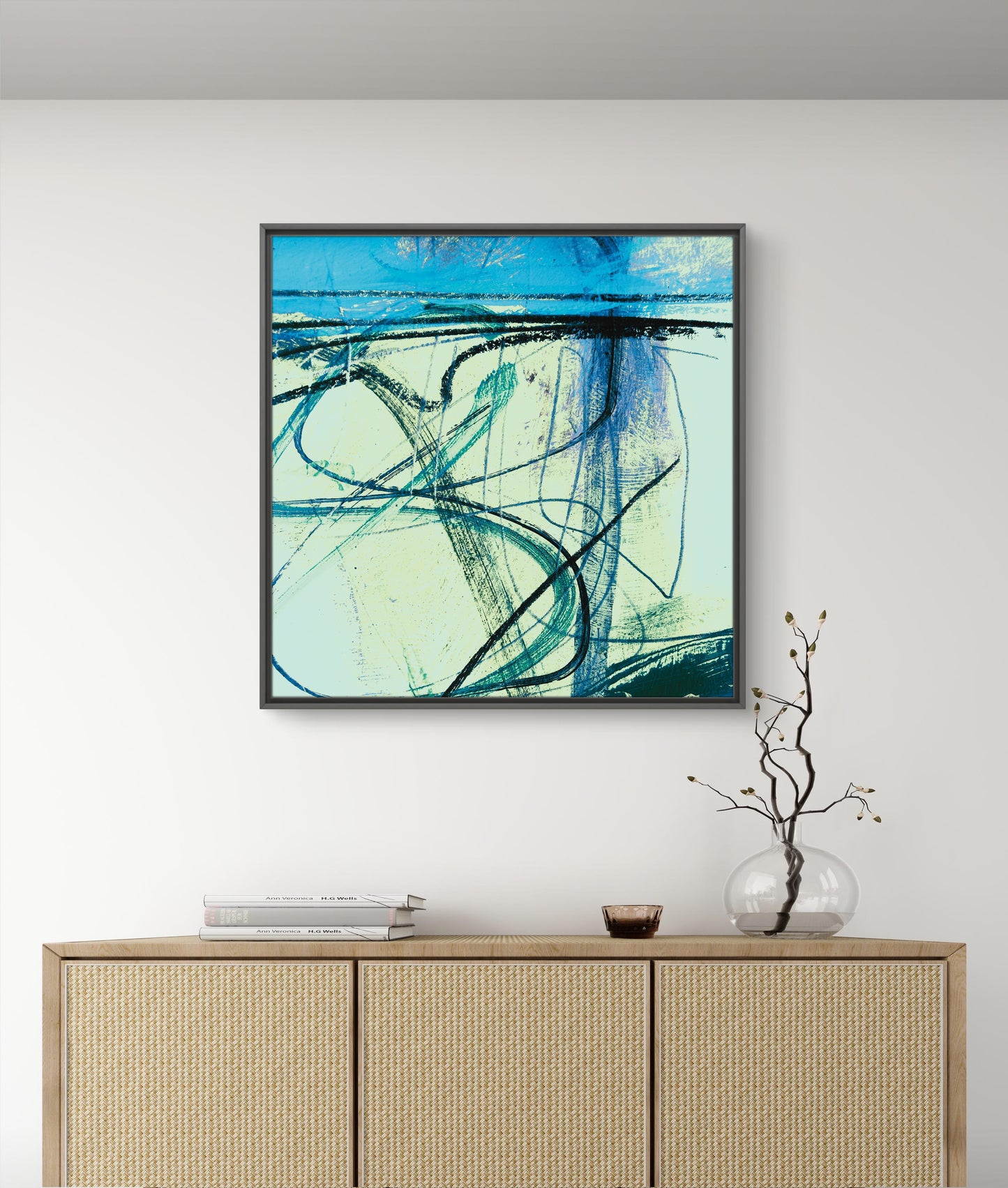 Framed Canvas Print: "Northern View"