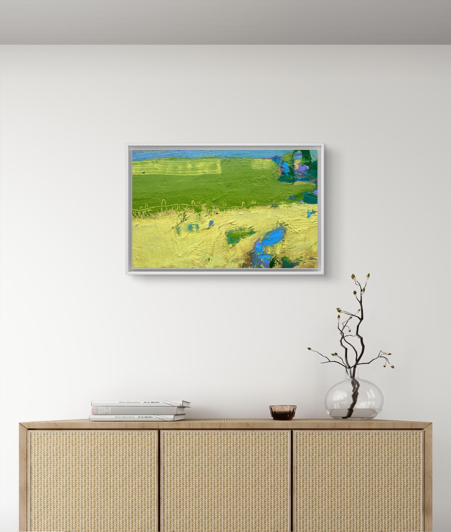 Framed Canvas Print: "Pastoral"