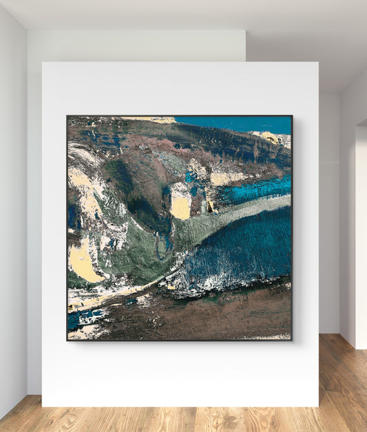 Framed Canvas Print: "Bay"