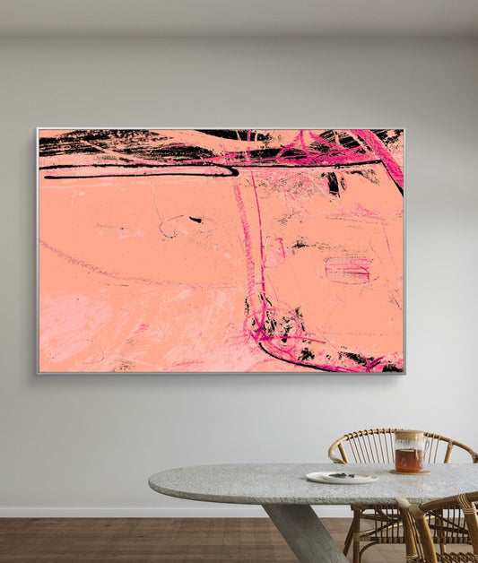 Framed Canvas Print: "Beetlejuice"