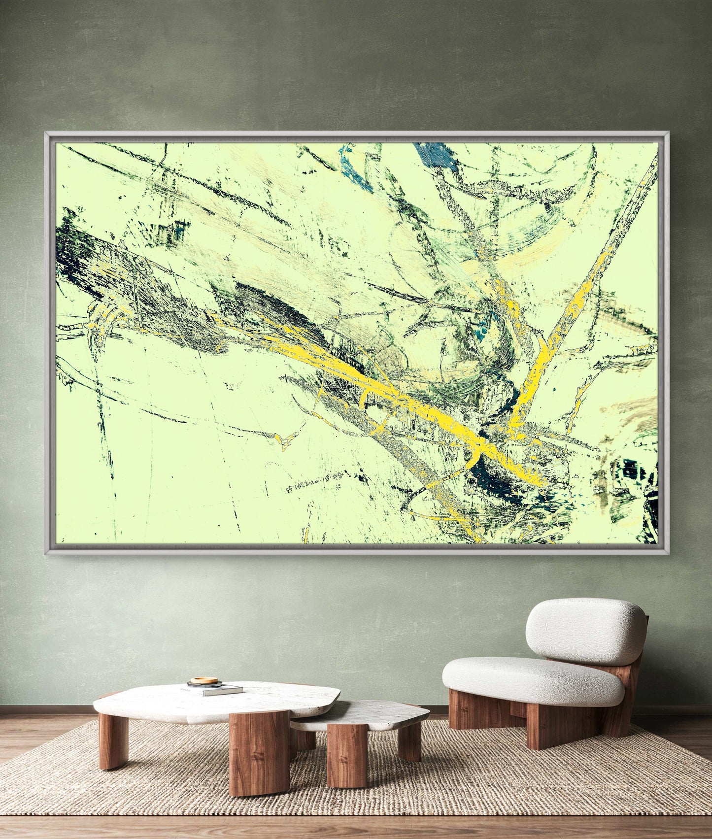 Framed Canvas Print: "Branching Out"
