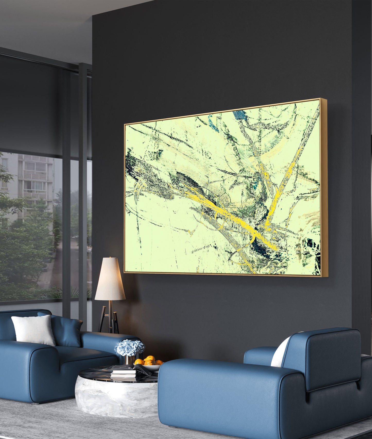 Framed Canvas Print: "Branching Out"