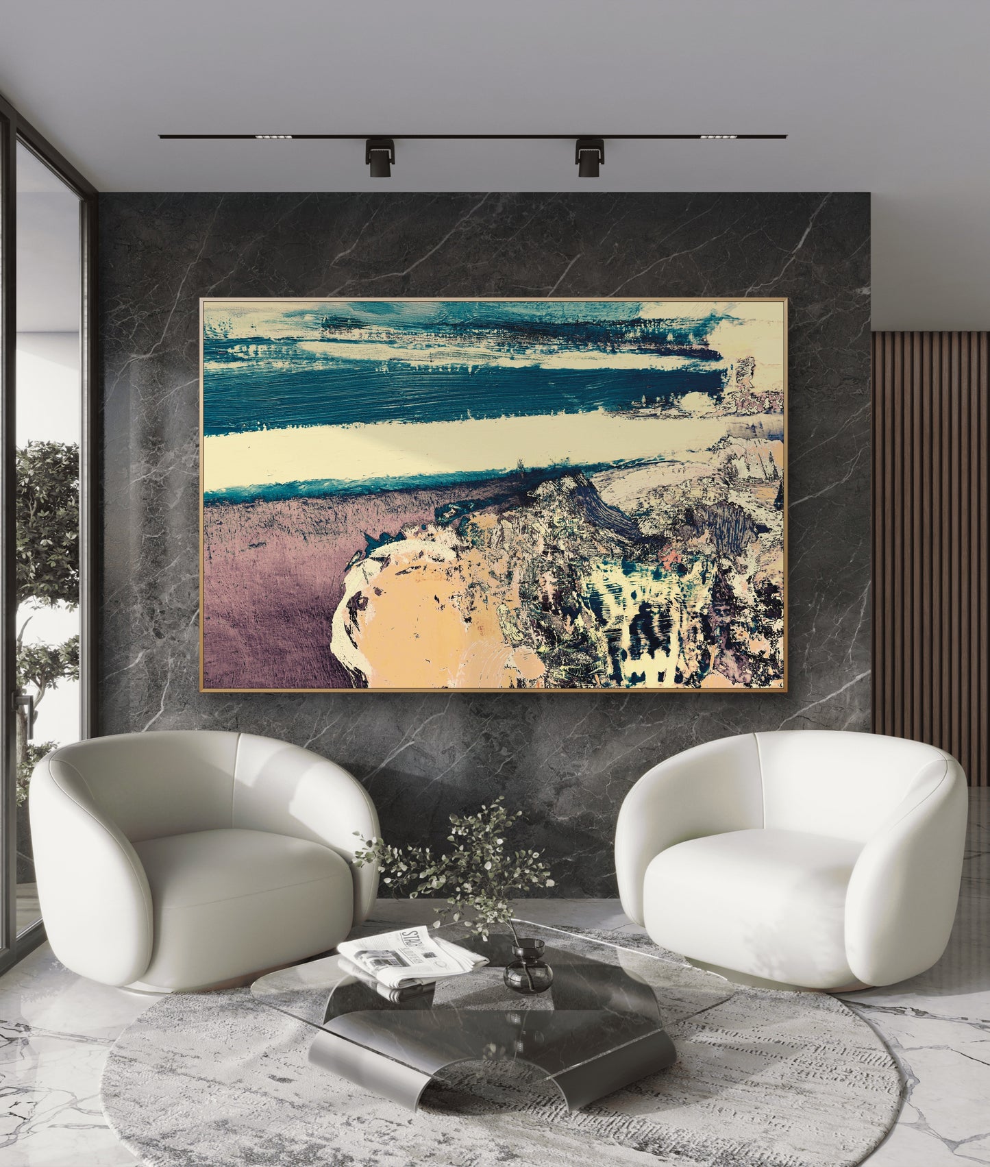 Framed Canvas Print: "Carnach"