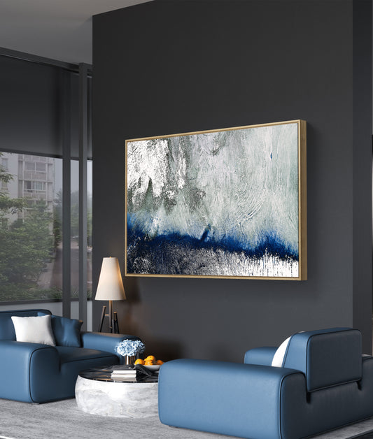 Framed Canvas Print: "Cloudburst"