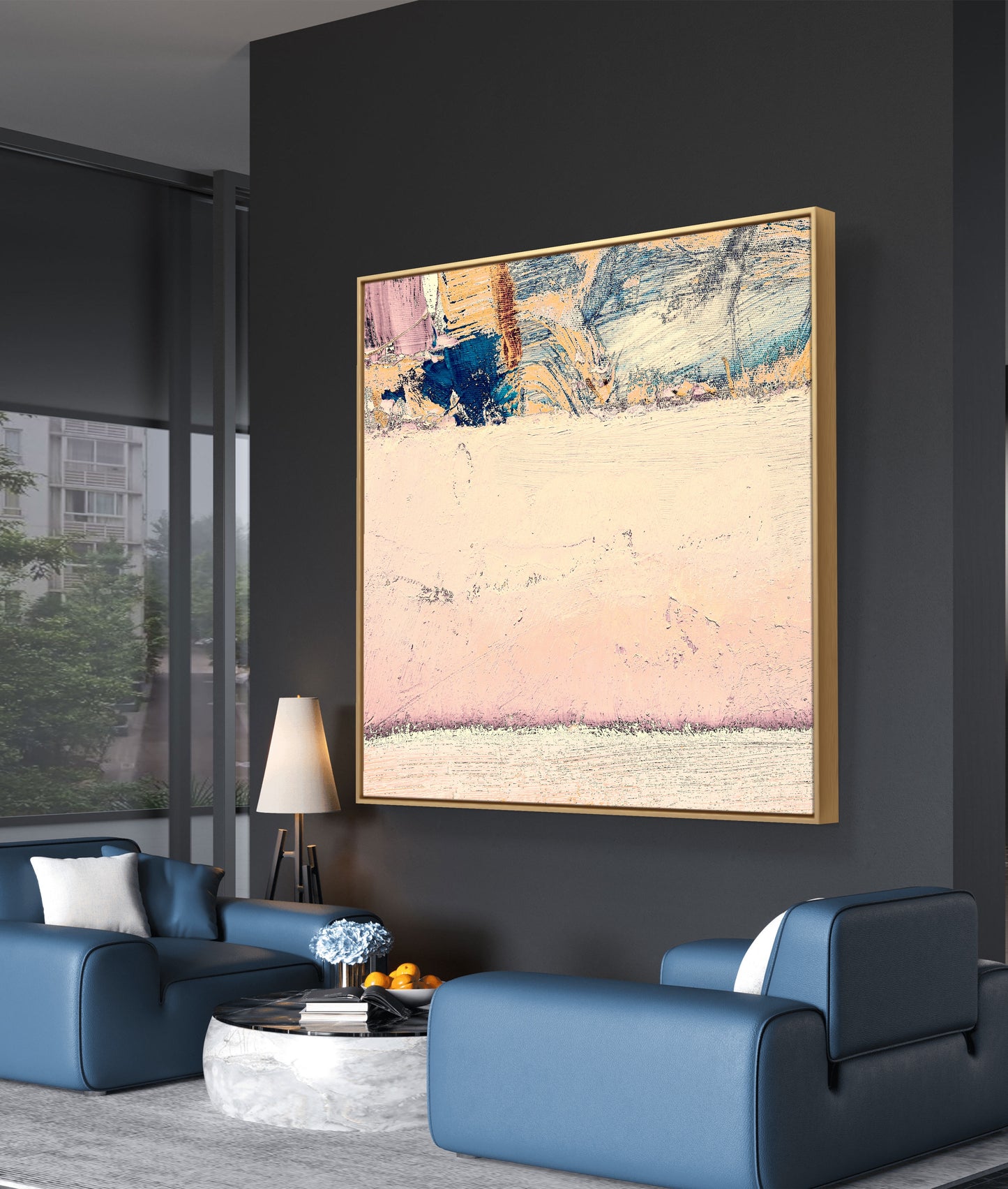 Framed Canvas Print: "Compton"