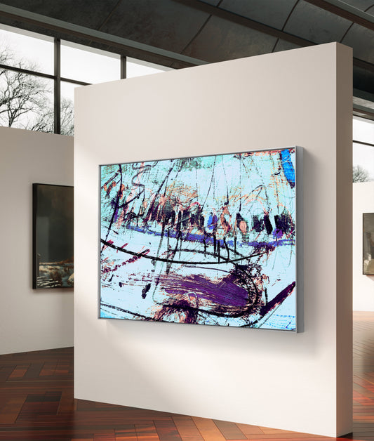 Framed Canvas Print: "Coombe"