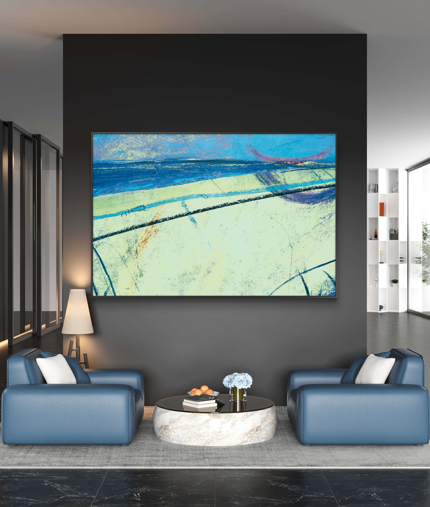 Framed Canvas Print: "Covehithe"
