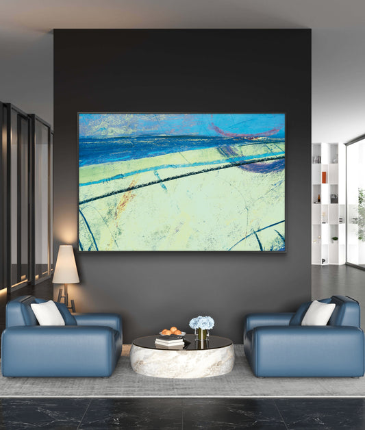 Framed Canvas Print: "Covehithe"