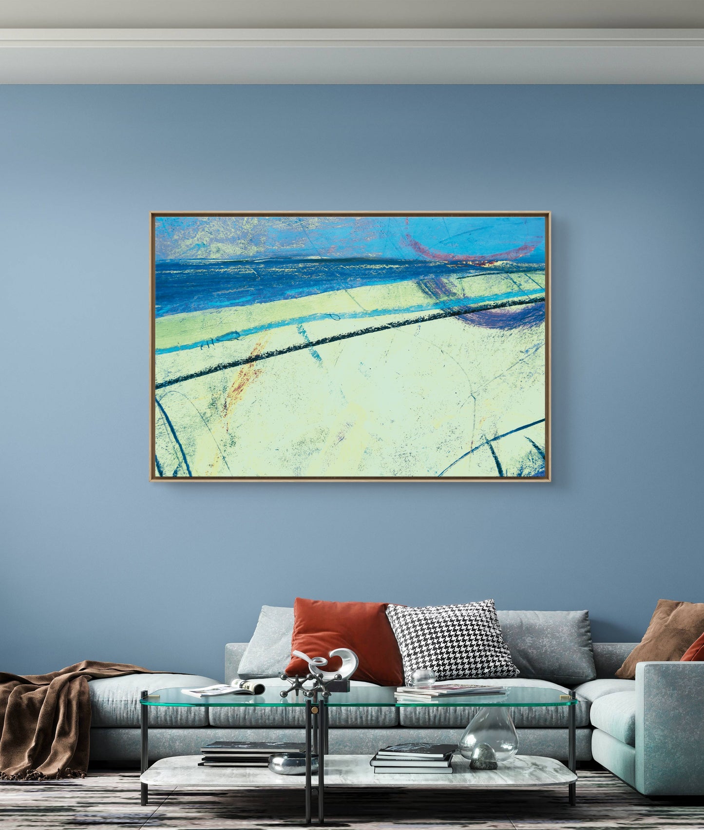 Framed Canvas Print: "Covehithe"
