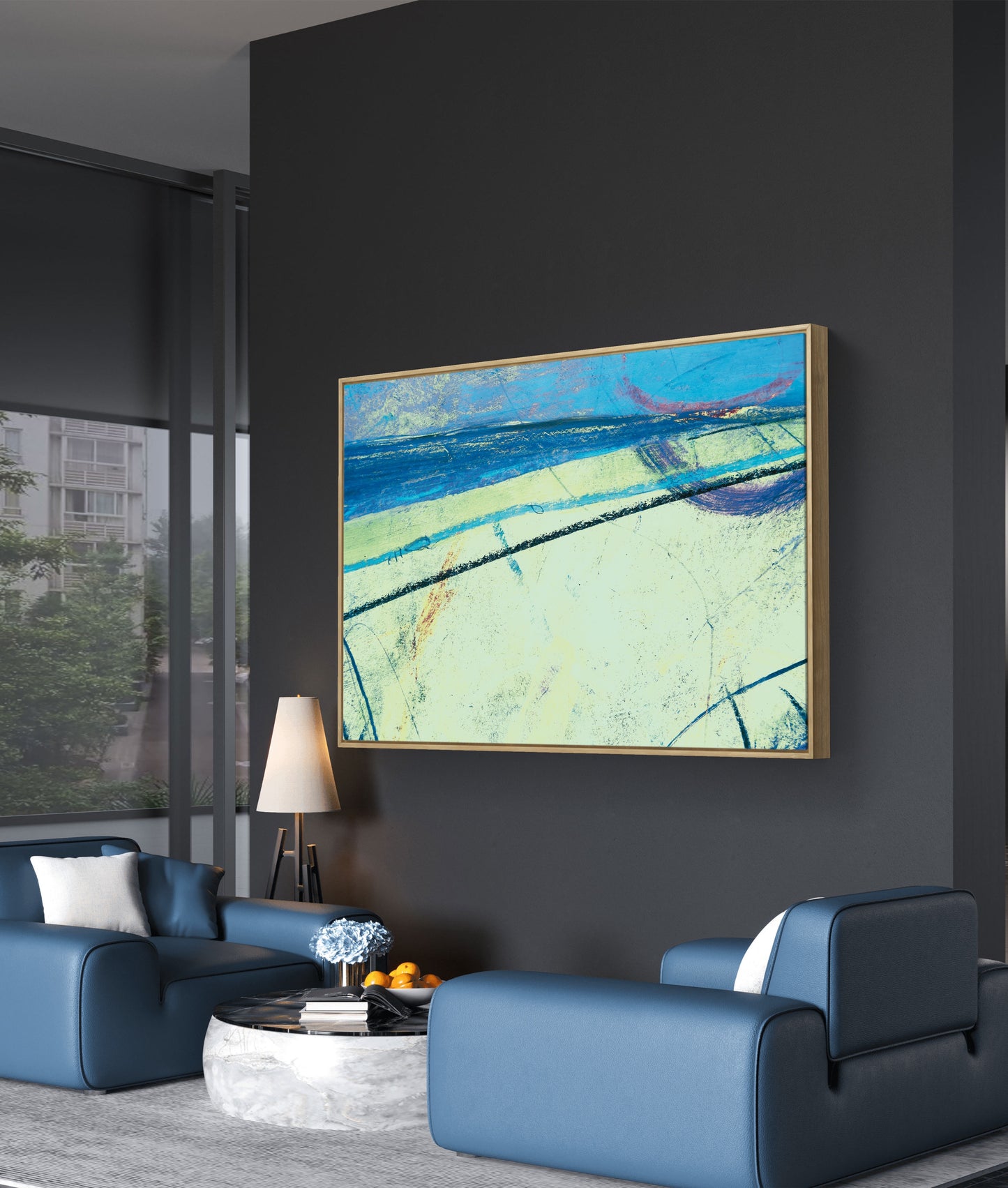 Framed Canvas Print: "Covehithe"