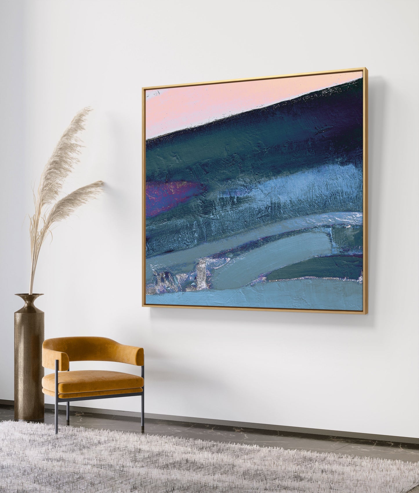 Framed Canvas Print: "Dalwhinnie"