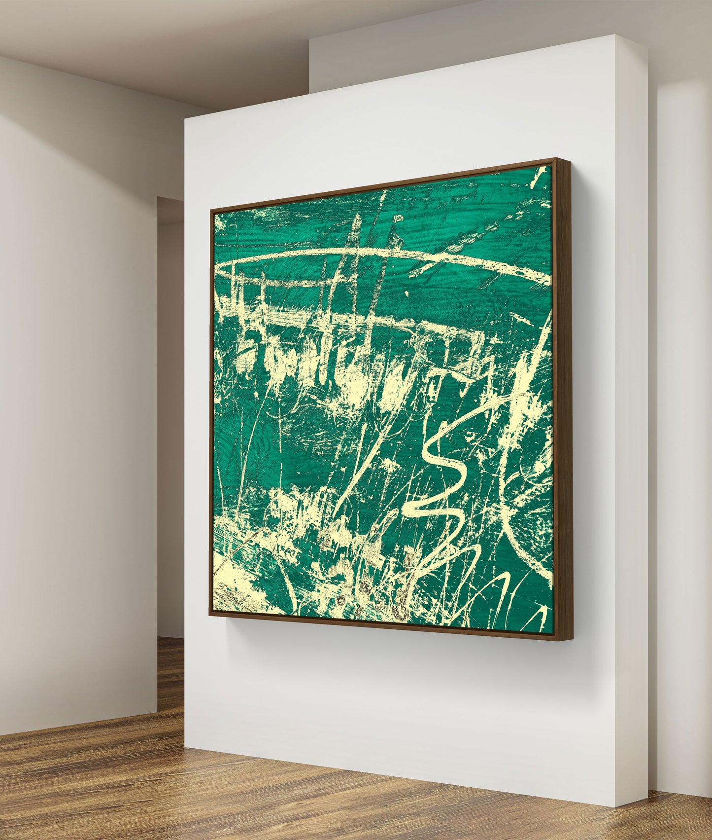 Framed Canvas Print: "Elegance"