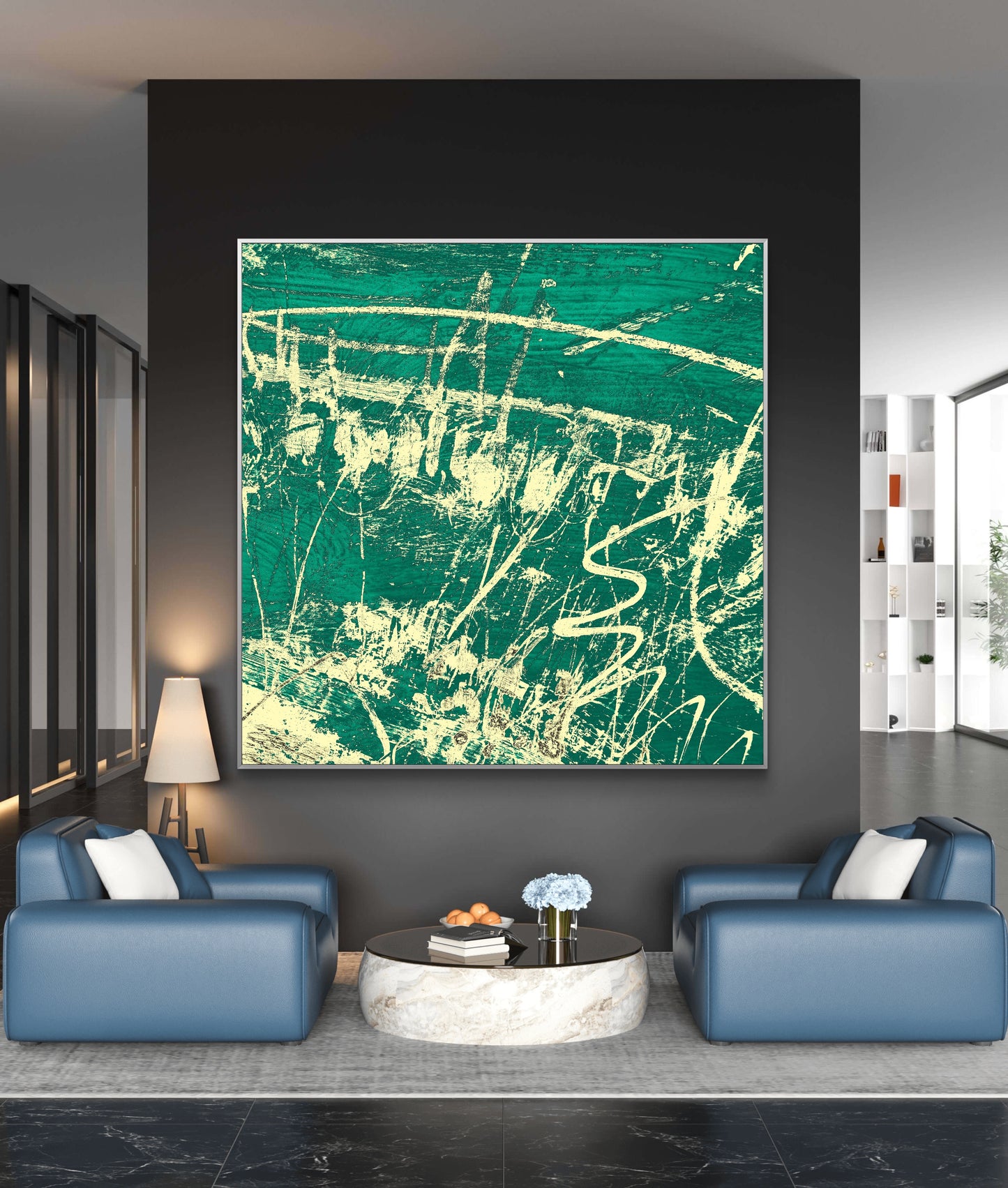 Framed Canvas Print: "Elegance"