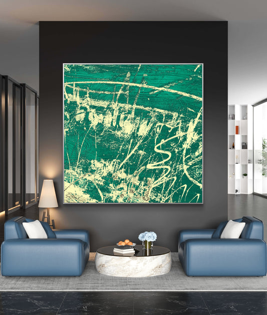 Framed Canvas Print: "Elegance"