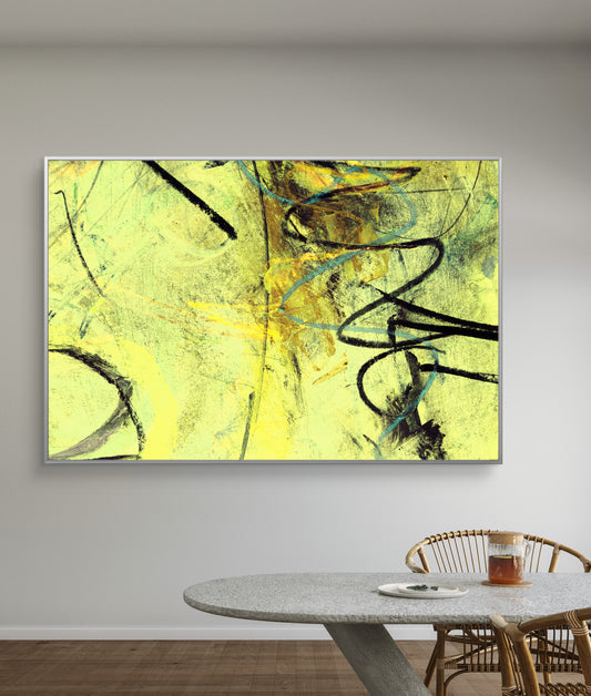 Framed Canvas Print: "Entwined"