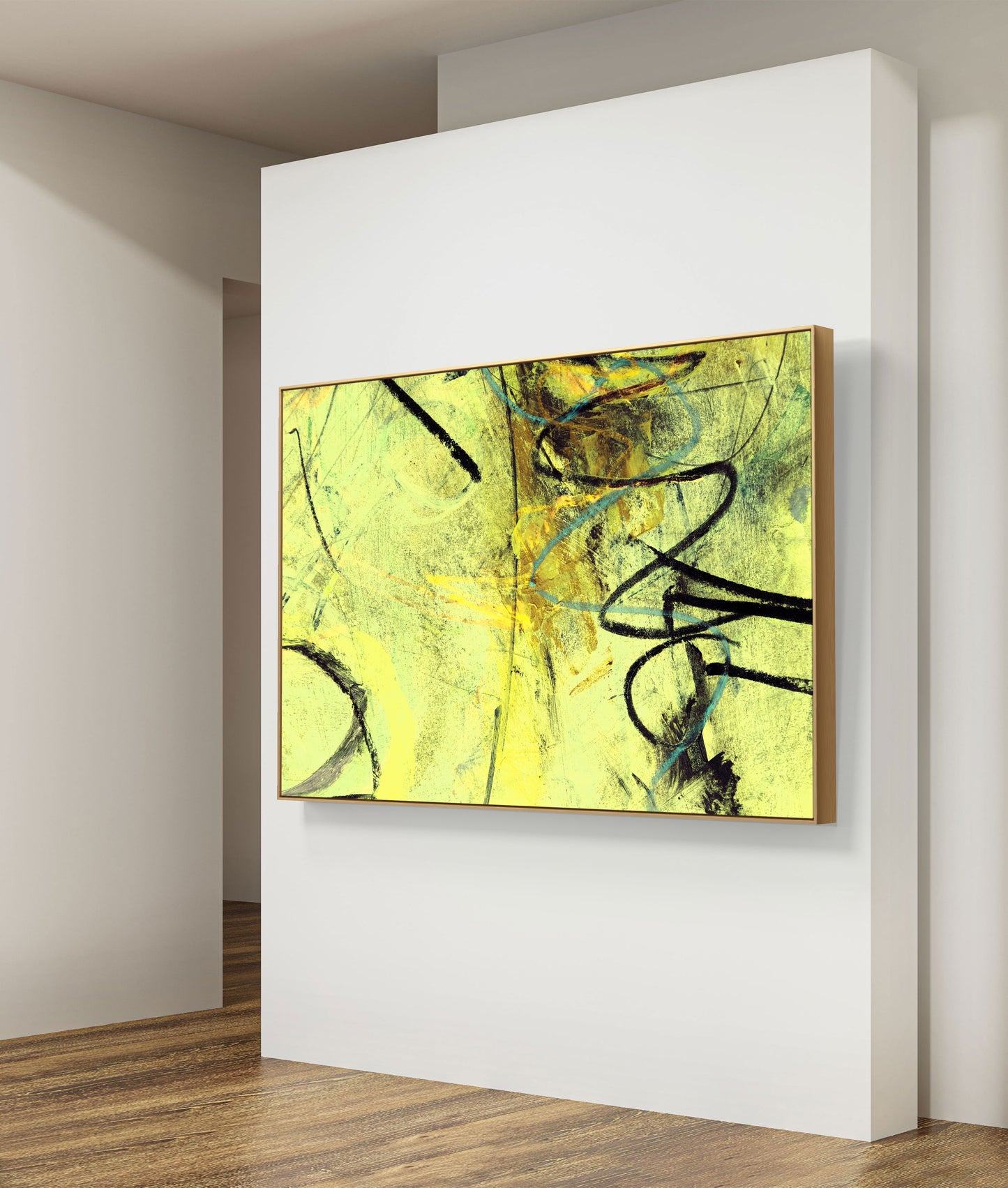 Framed Canvas Print: "Entwined"