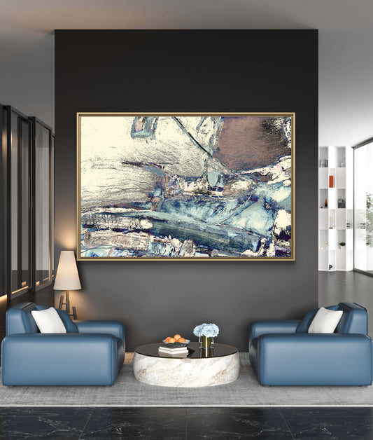 Framed Canvas Print: "Folkestone"