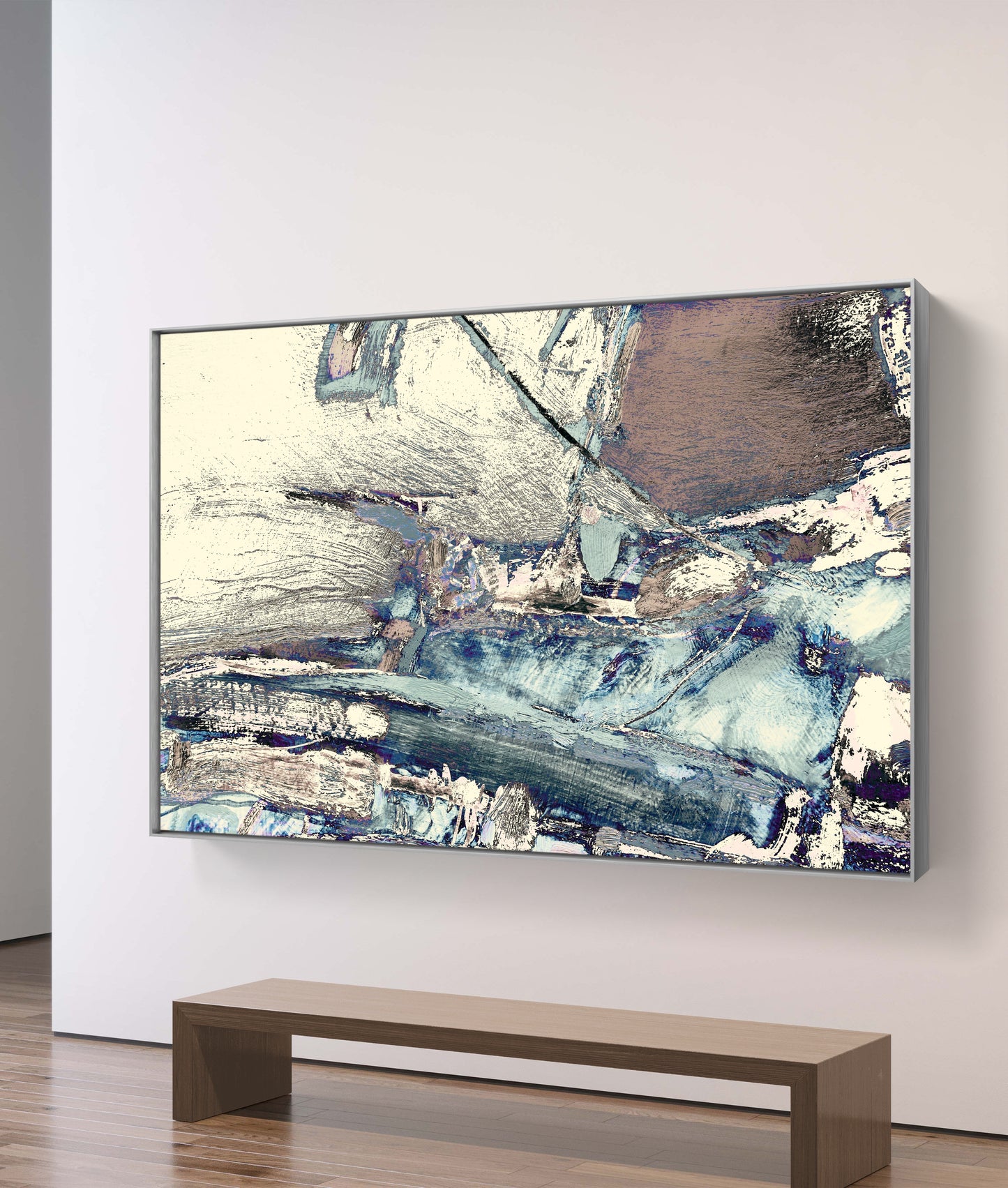 Framed Canvas Print: "Folkestone"